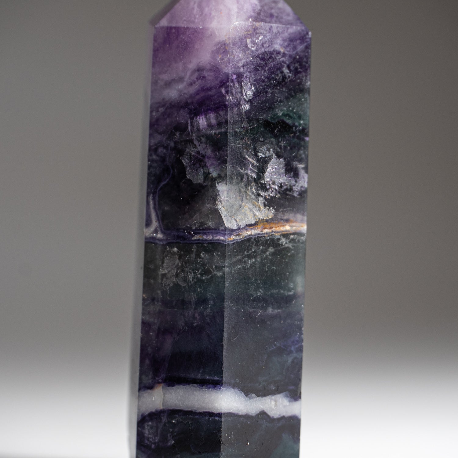 Rainbow Fluorite Point From Mexico (87.6 grams)