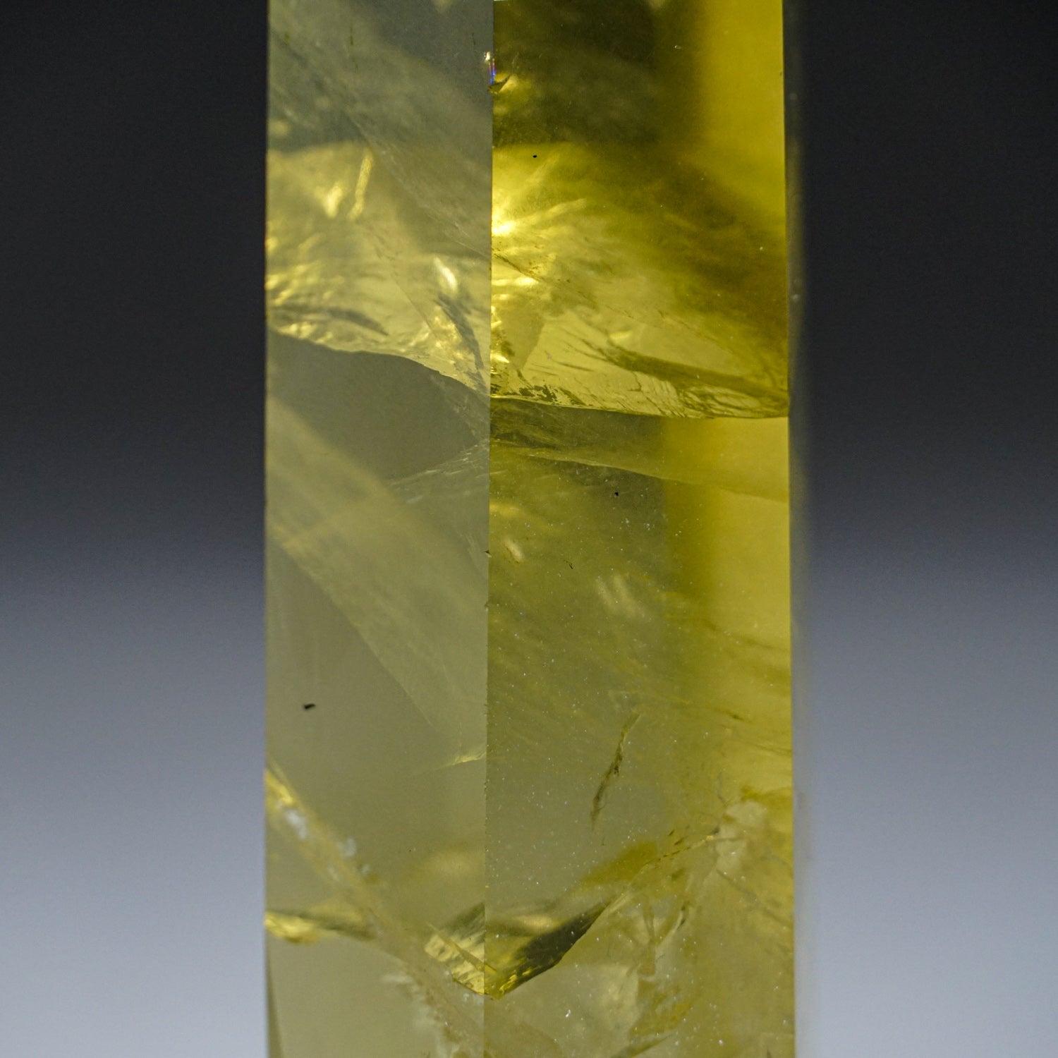 Polished Lemon Quartz Crystal Point from Brazil (150 grams)