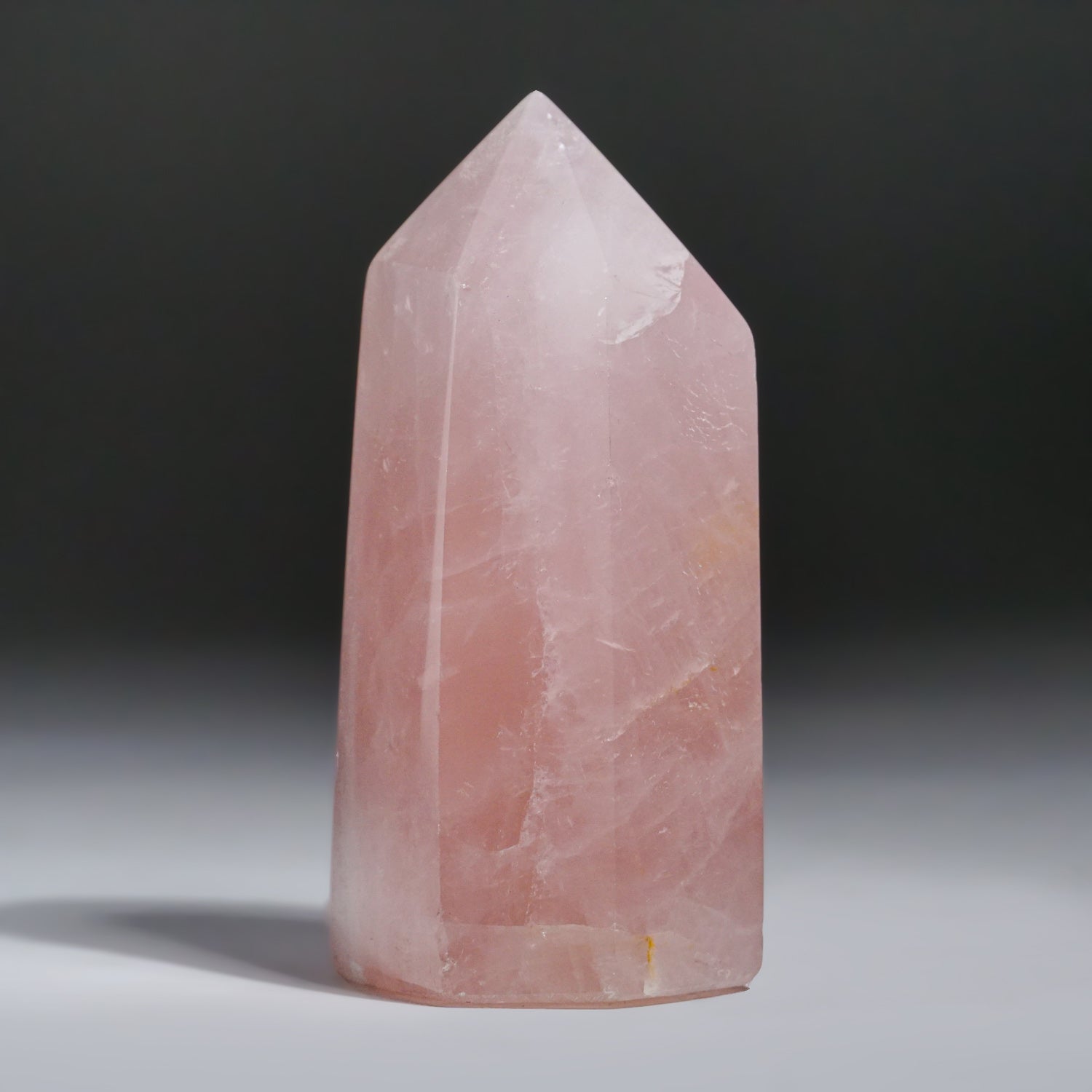 Rose Quartz Polished Point from Brazil (1.1 lbs)