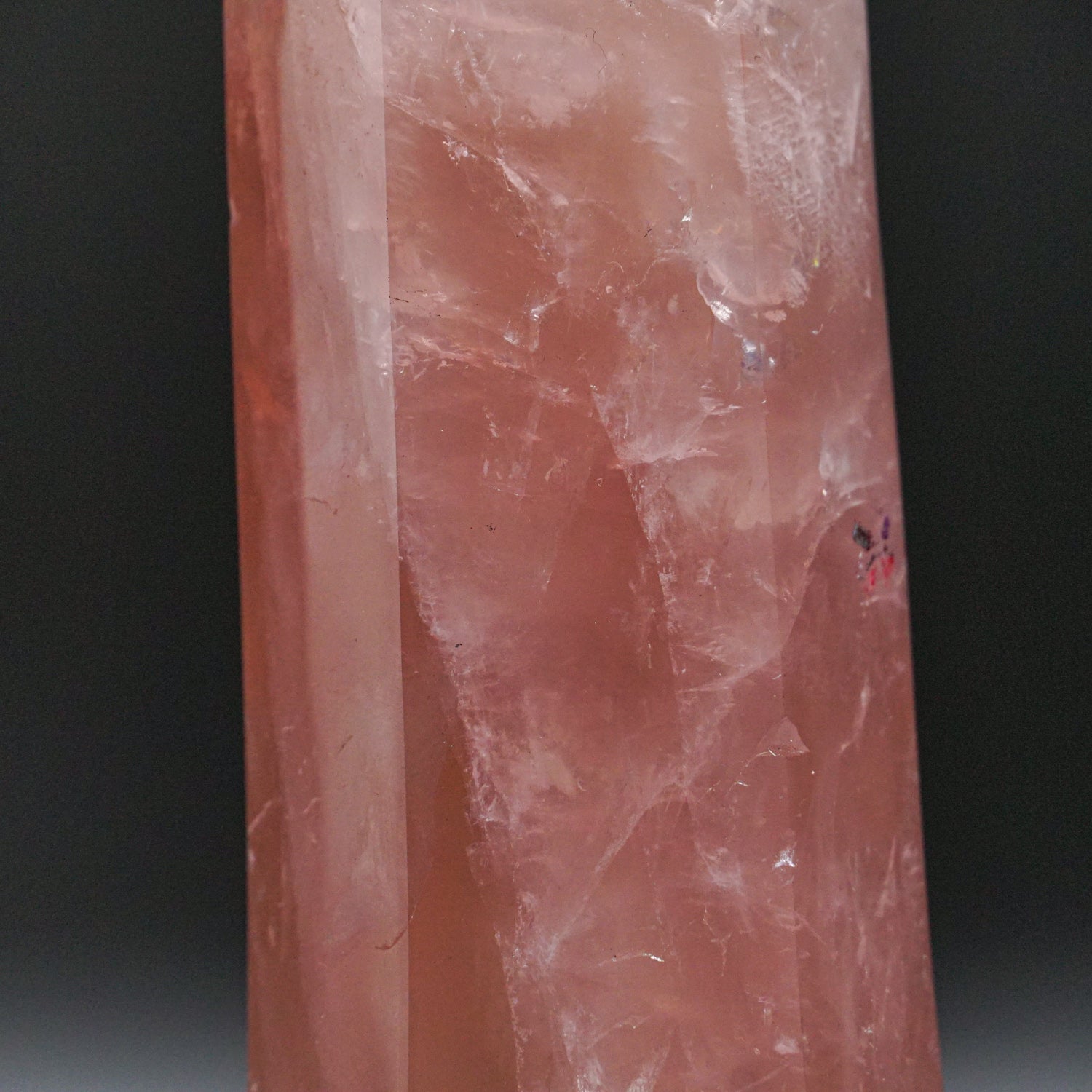Rose Quartz Polished Point from Brazil (1.2 lbs)