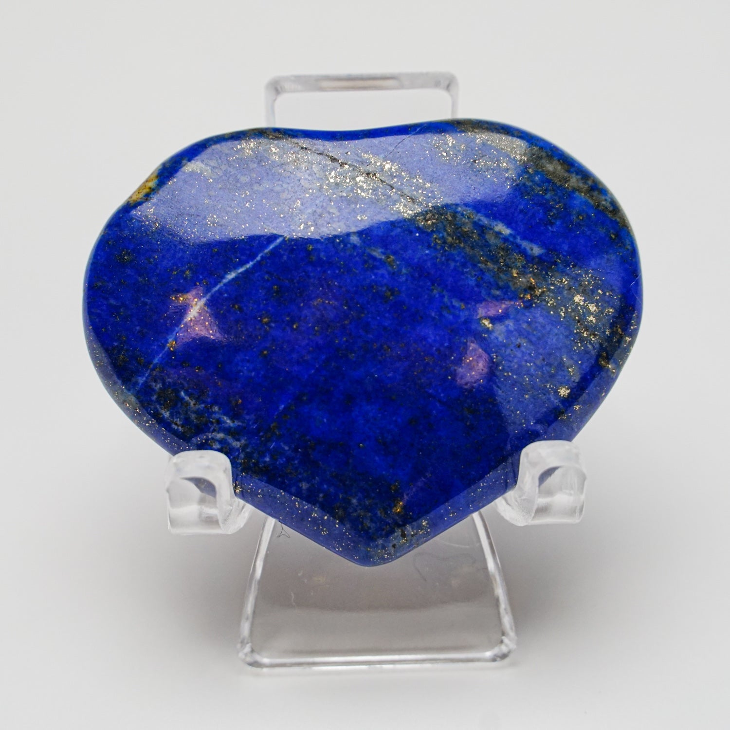 Polished Lapis Lazuli Puff Heart from Afghanistan (10 grams)