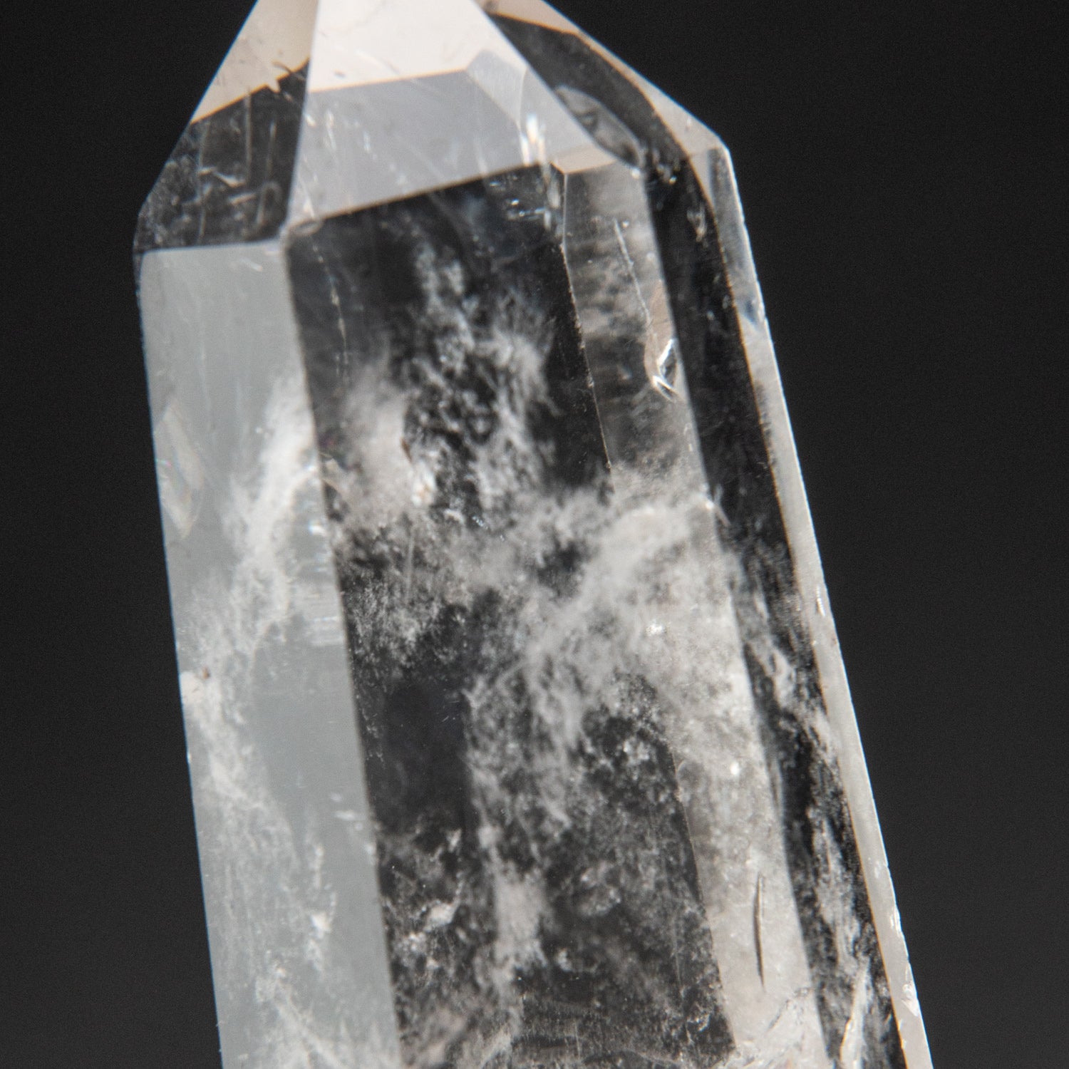 Optical Gem Quartz Crystal Point from Brazil (361.6 grams)