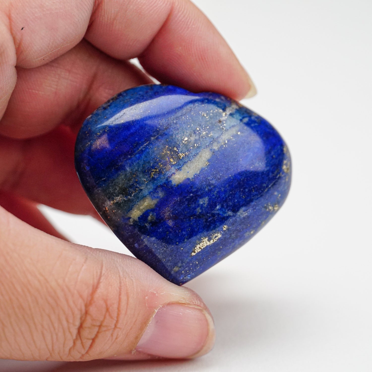 Polished Lapis Lazuli Heart from Afghanistan (36.8 grams)