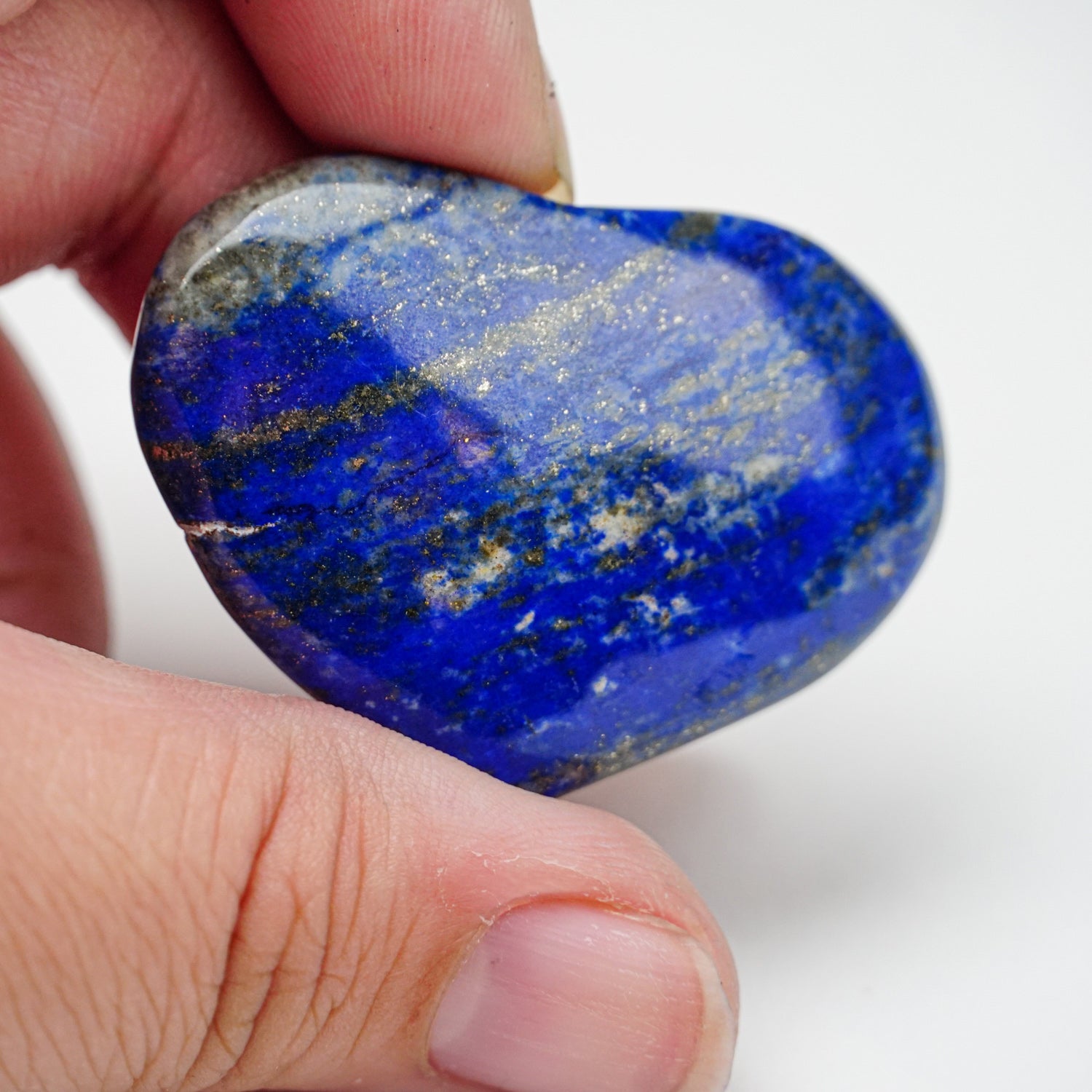 Polished Lapis Lazuli Heart from Afghanistan (31 grams)