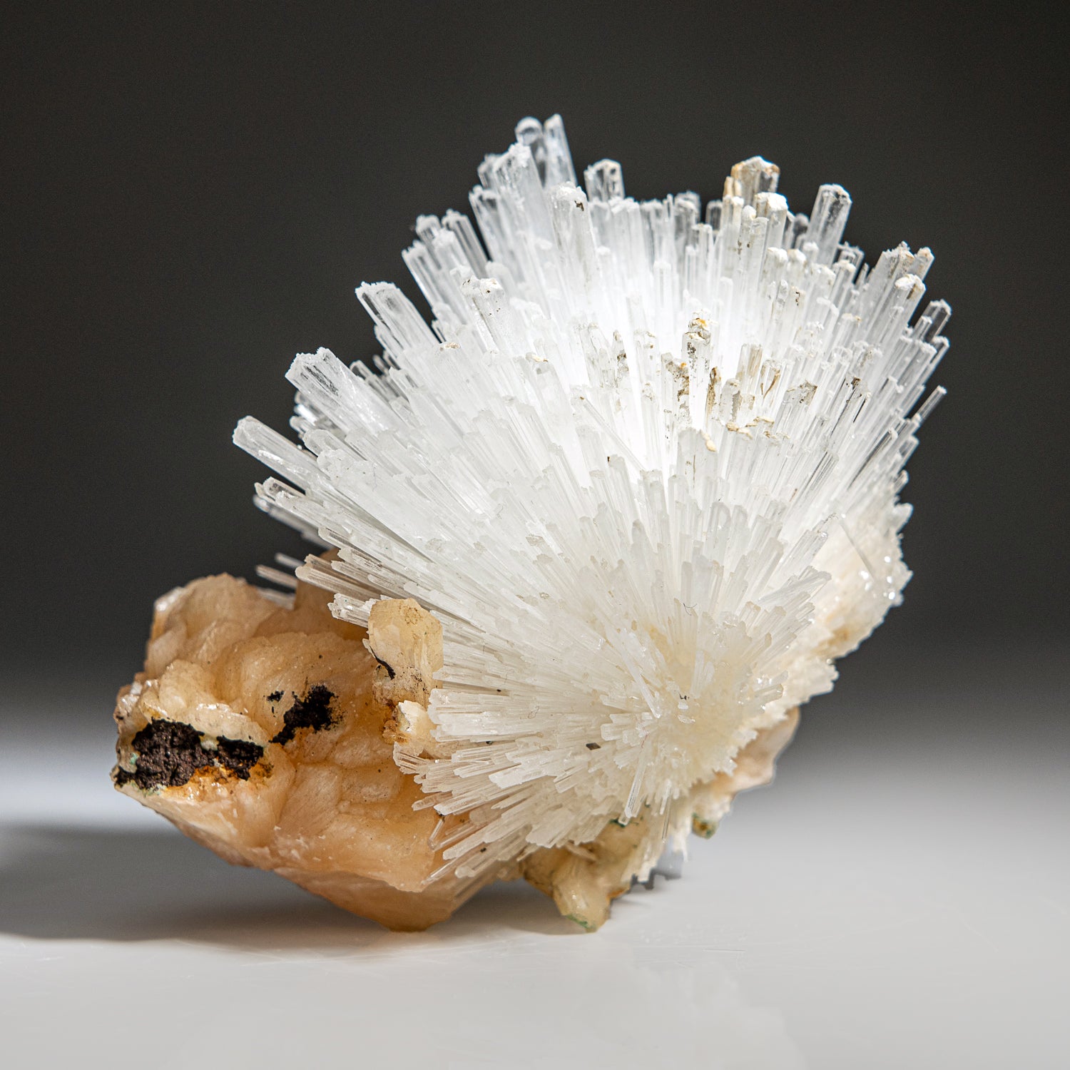 Scolecite on Stilbite From Nasik District, Maharashtra, India (314.4 grams)