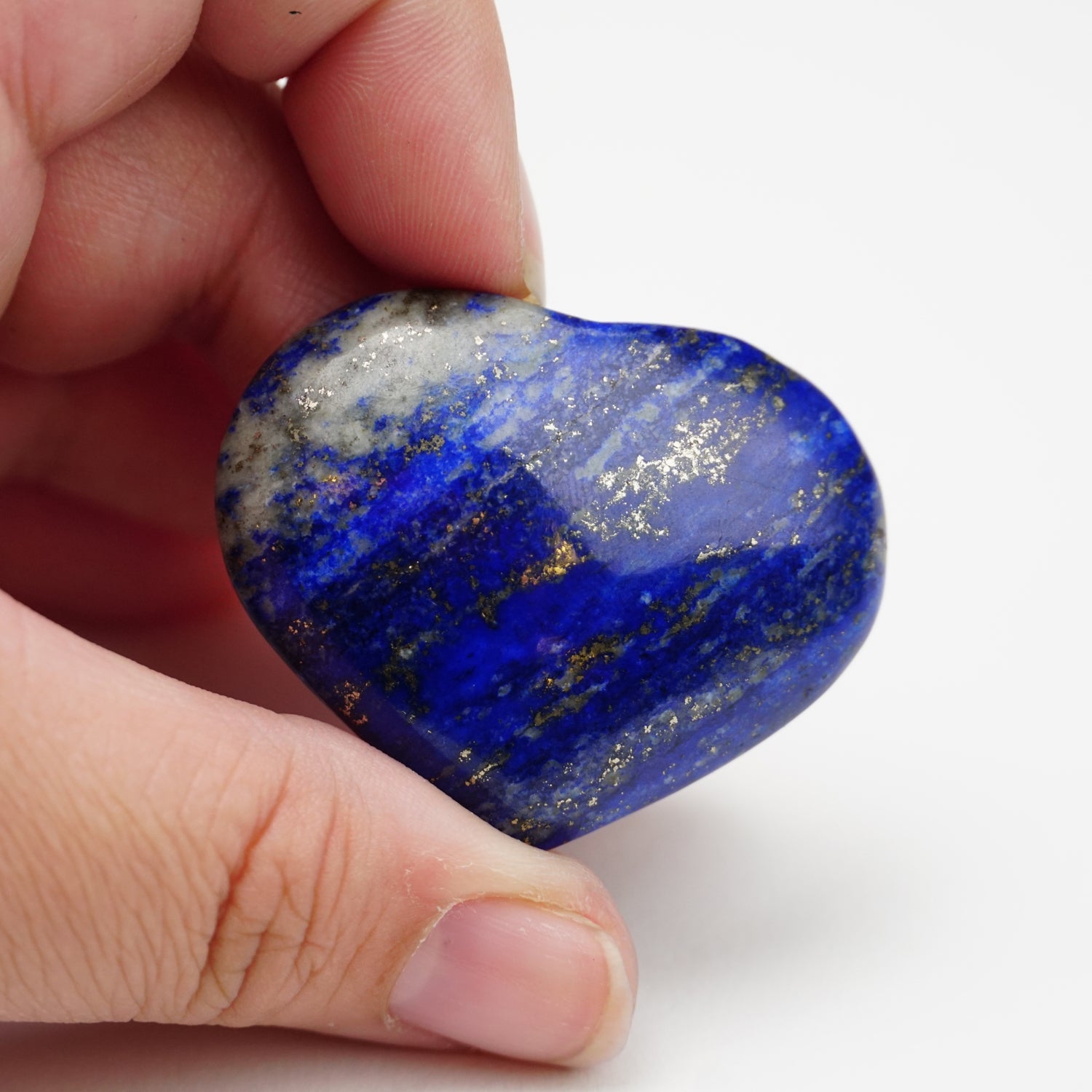 Polished Lapis Lazuli Heart from Afghanistan (38 grams)