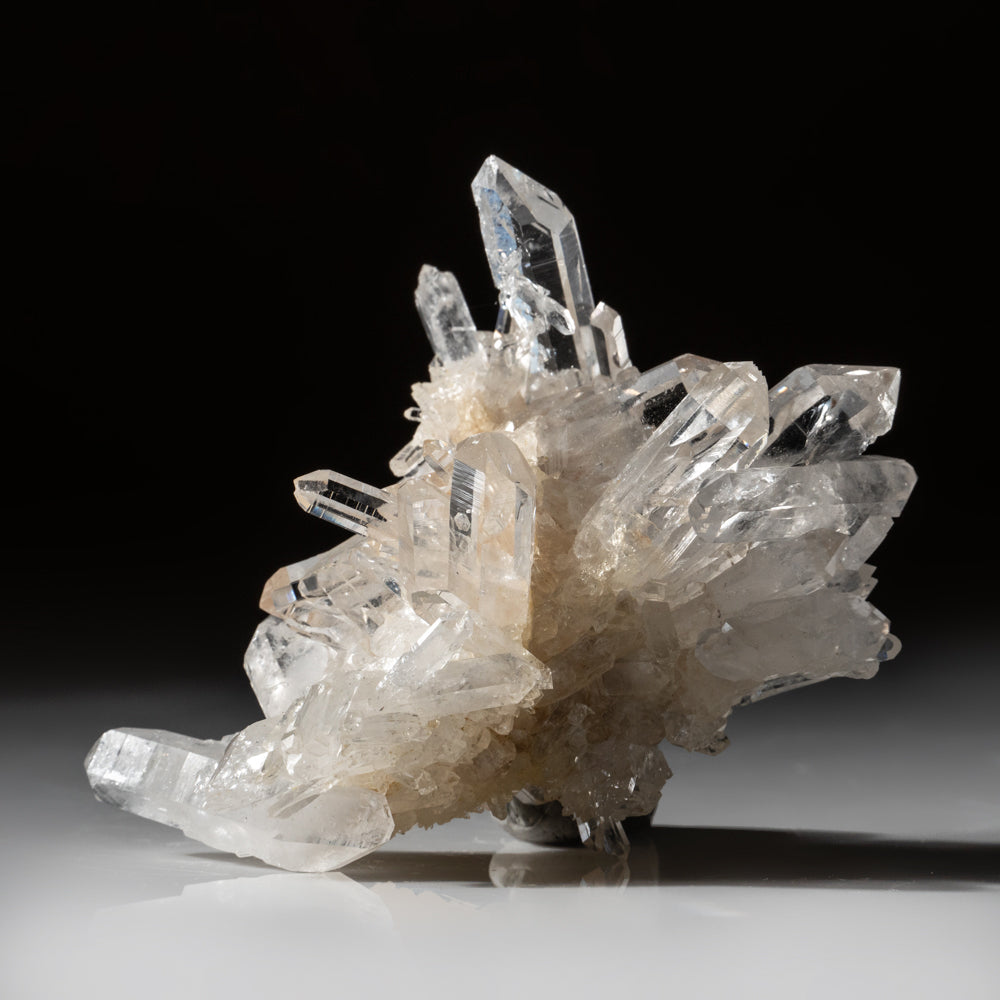 Gem Quartz Crystal Cluster from Penas Blancas mine, Boyaca Dept., Colombia (106 grams)