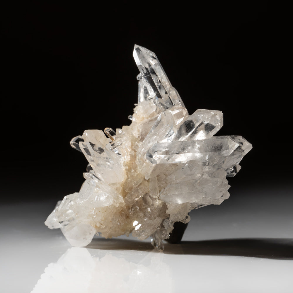 Gem Quartz Crystal Cluster from Penas Blancas mine, Boyaca Dept., Colombia (106 grams)