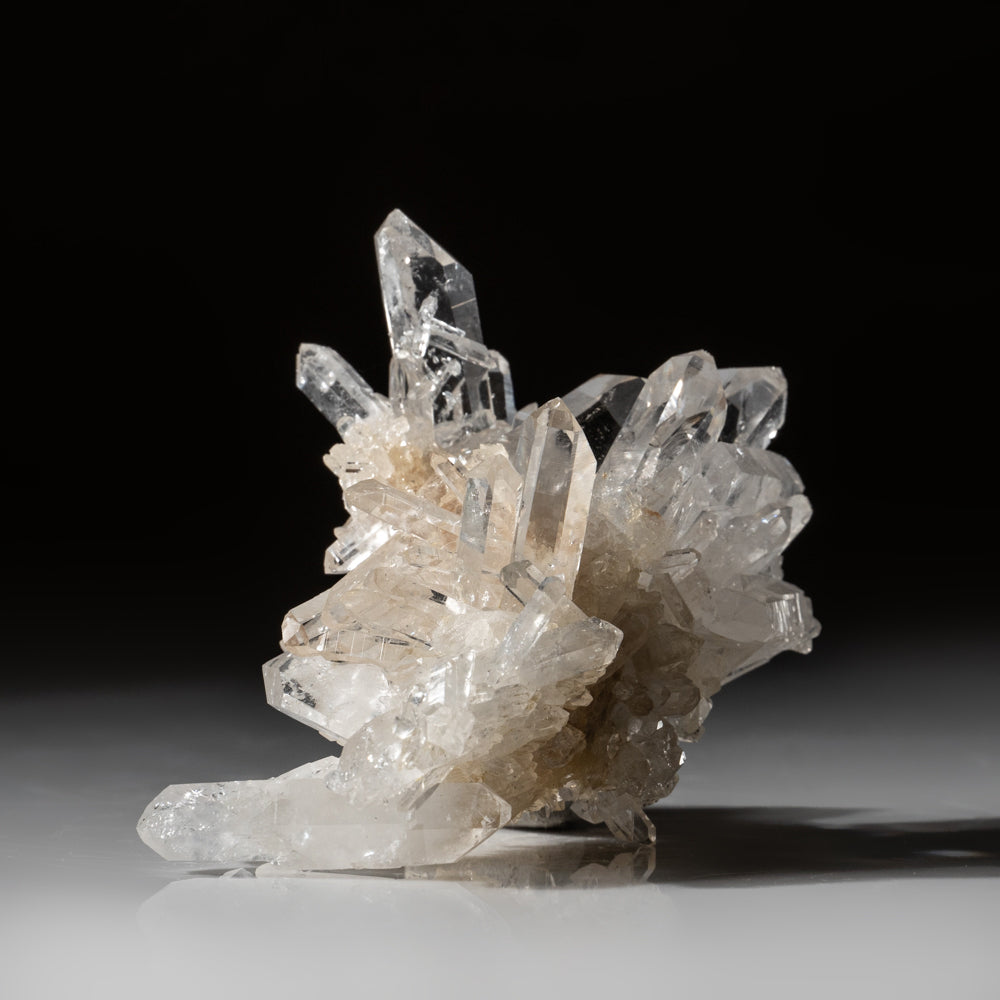 Gem Quartz Crystal Cluster from Penas Blancas mine, Boyaca Dept., Colombia (106 grams)