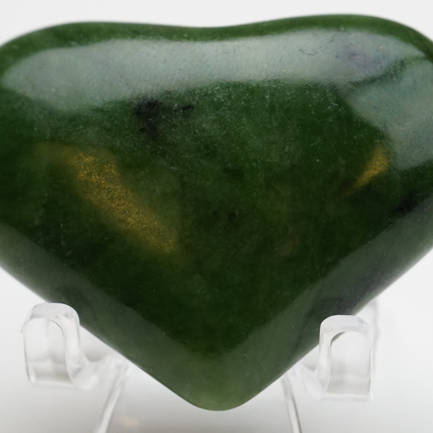 Genuine Polished Nephrite Jade Heart from Pakistan (41.4 grams)