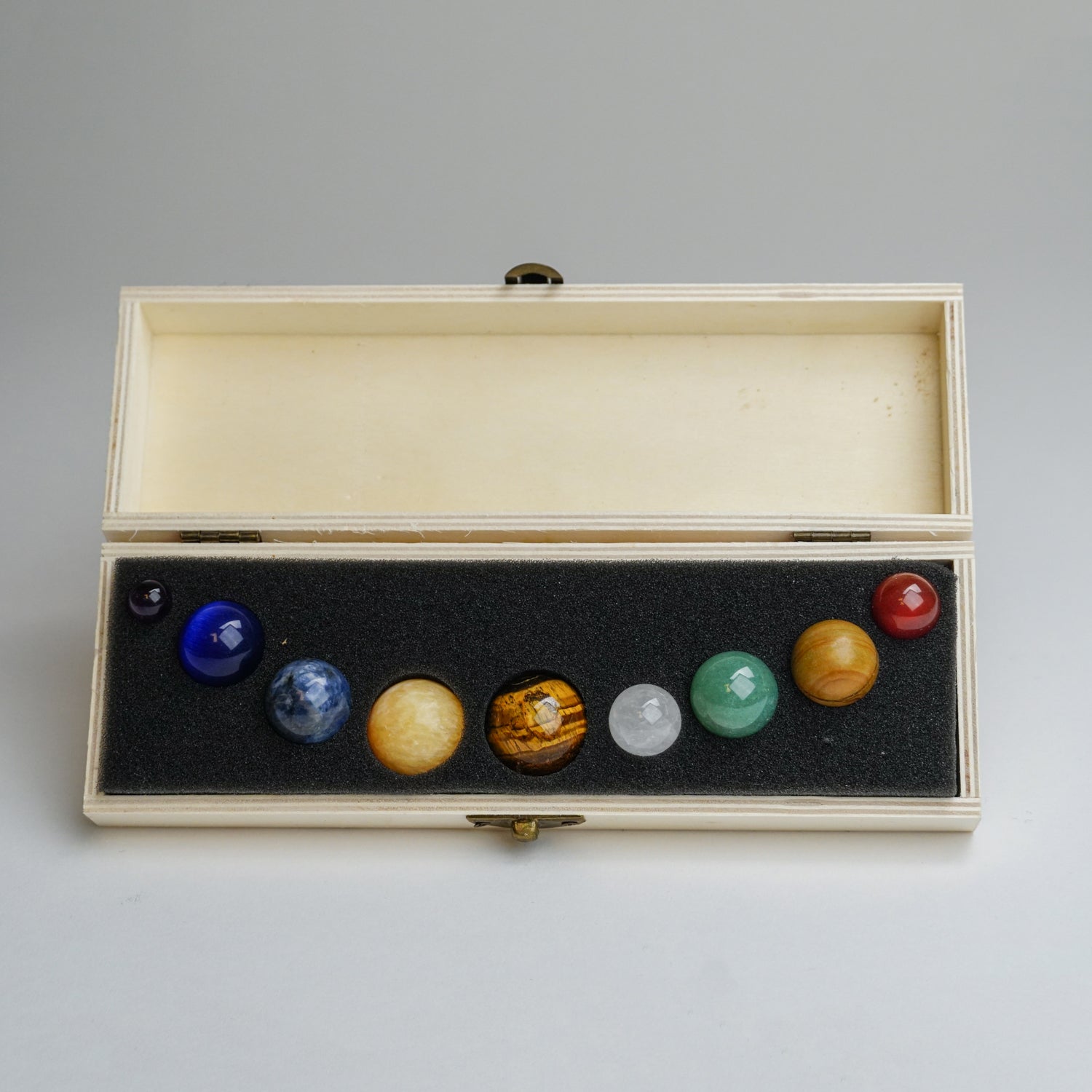9 Piece Celestial Crystal Sphere Set (The Nine Planets)