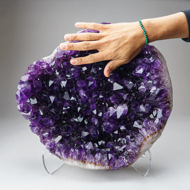 5 Lb Amethyst Cave Geode with Agate formations, Huge Crystal Cluster for  Collectors