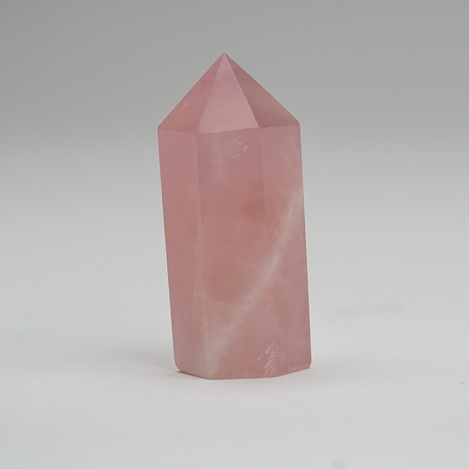 Rose Quartz Polished Point from Brazil (42.4 grams)