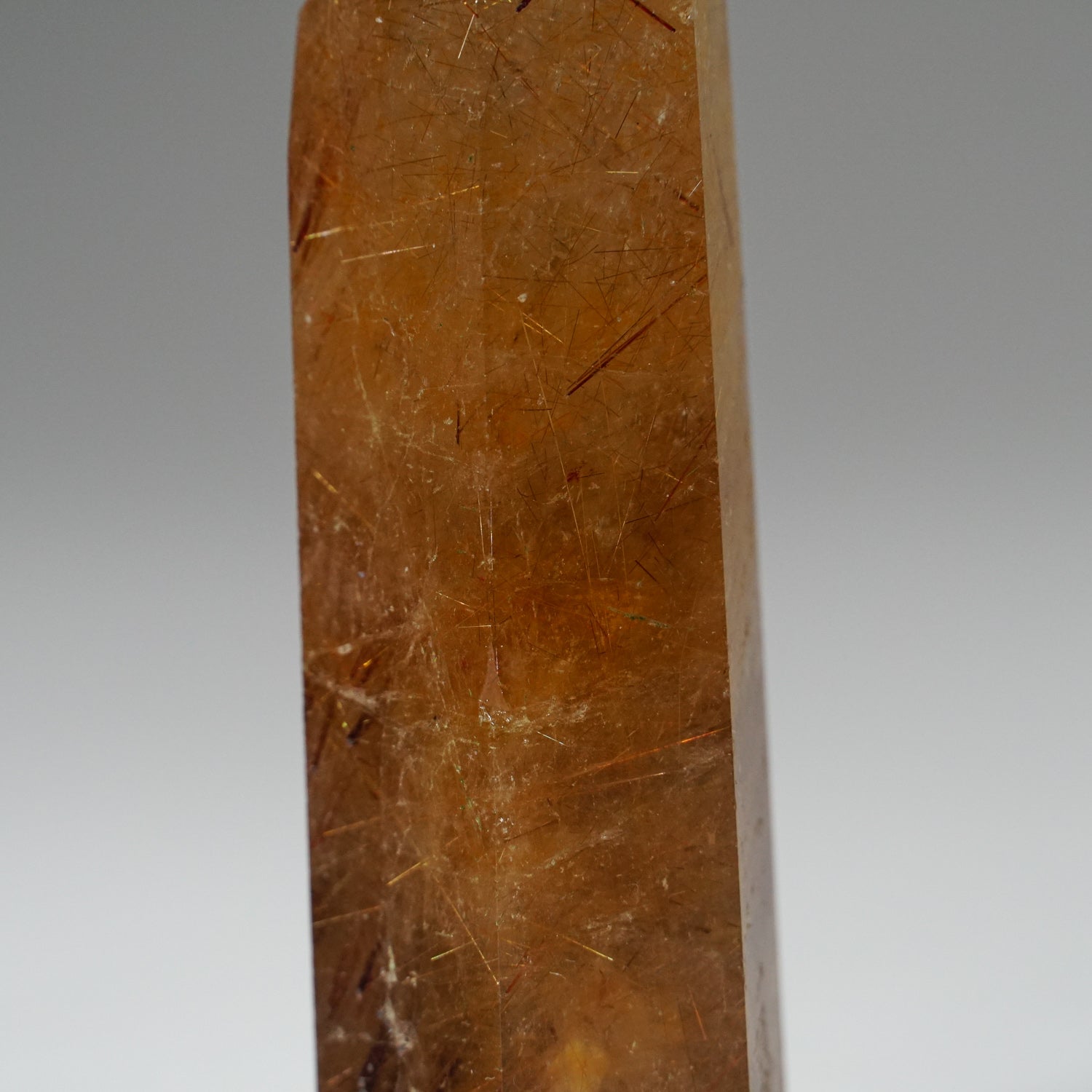 Genuine Polished Red Rutilated Quartz Point from Brazil (71.3 grams)