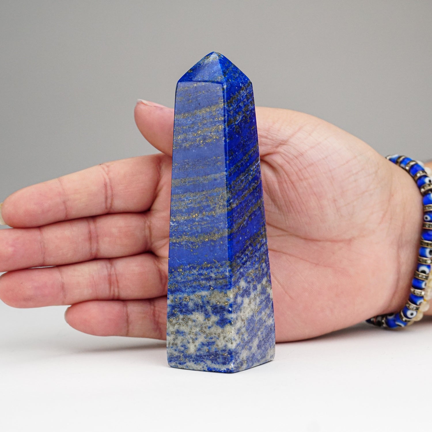 Polished Lapis Lazuli Point from Afghanistan (221.2 grams)