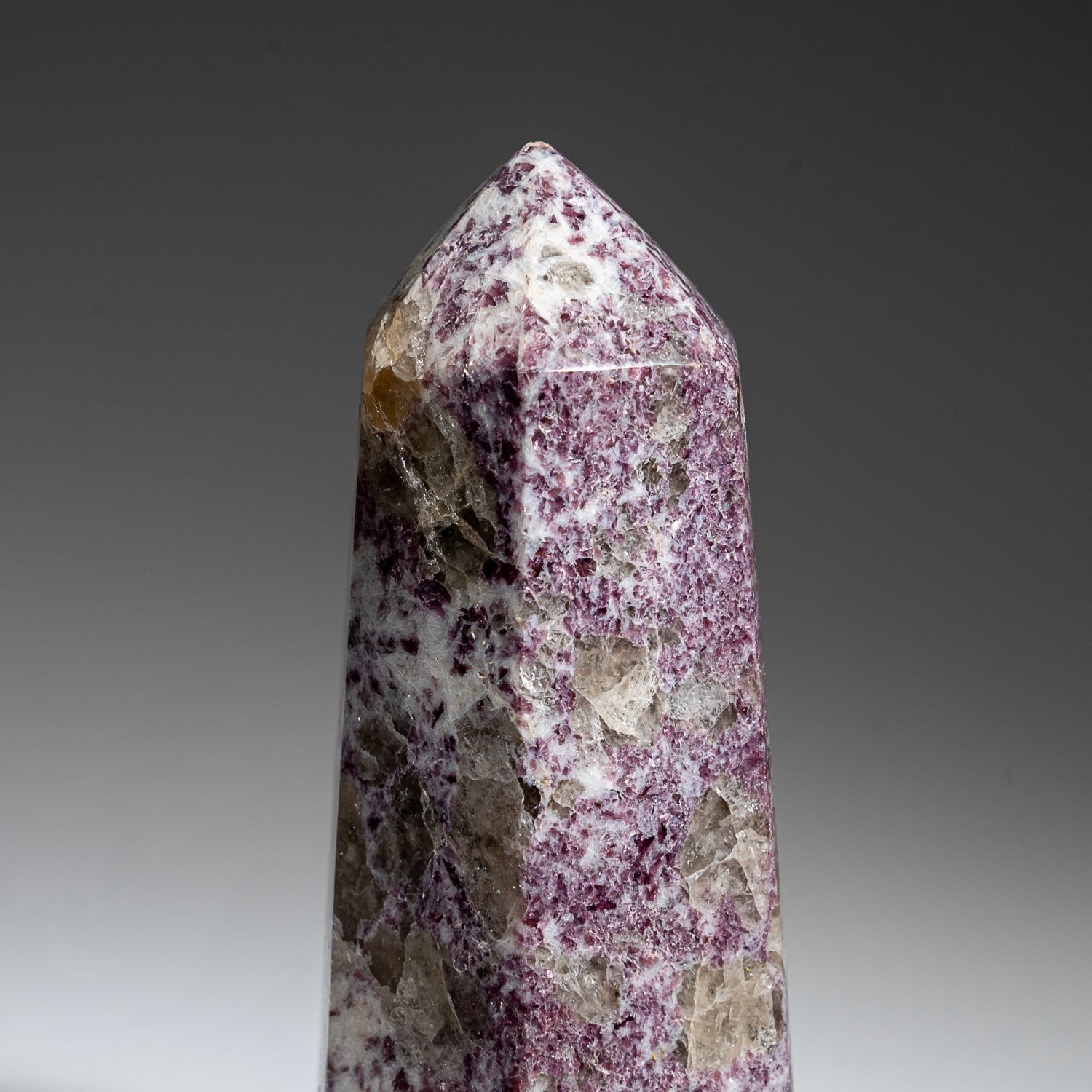 Polished Ruby in Quartz Point from India (1.3 lbs)