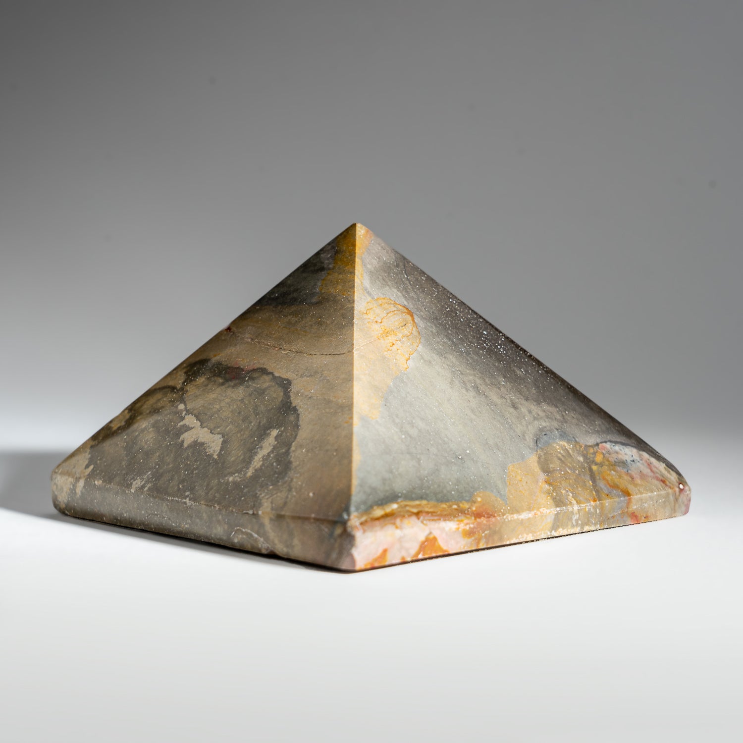 Polished Polychrome Pyramid from Madagascar (1.2 lbs)