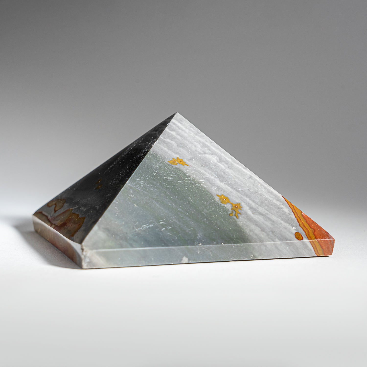Polished Polychrome Pyramid from Madagascar (1 lb)