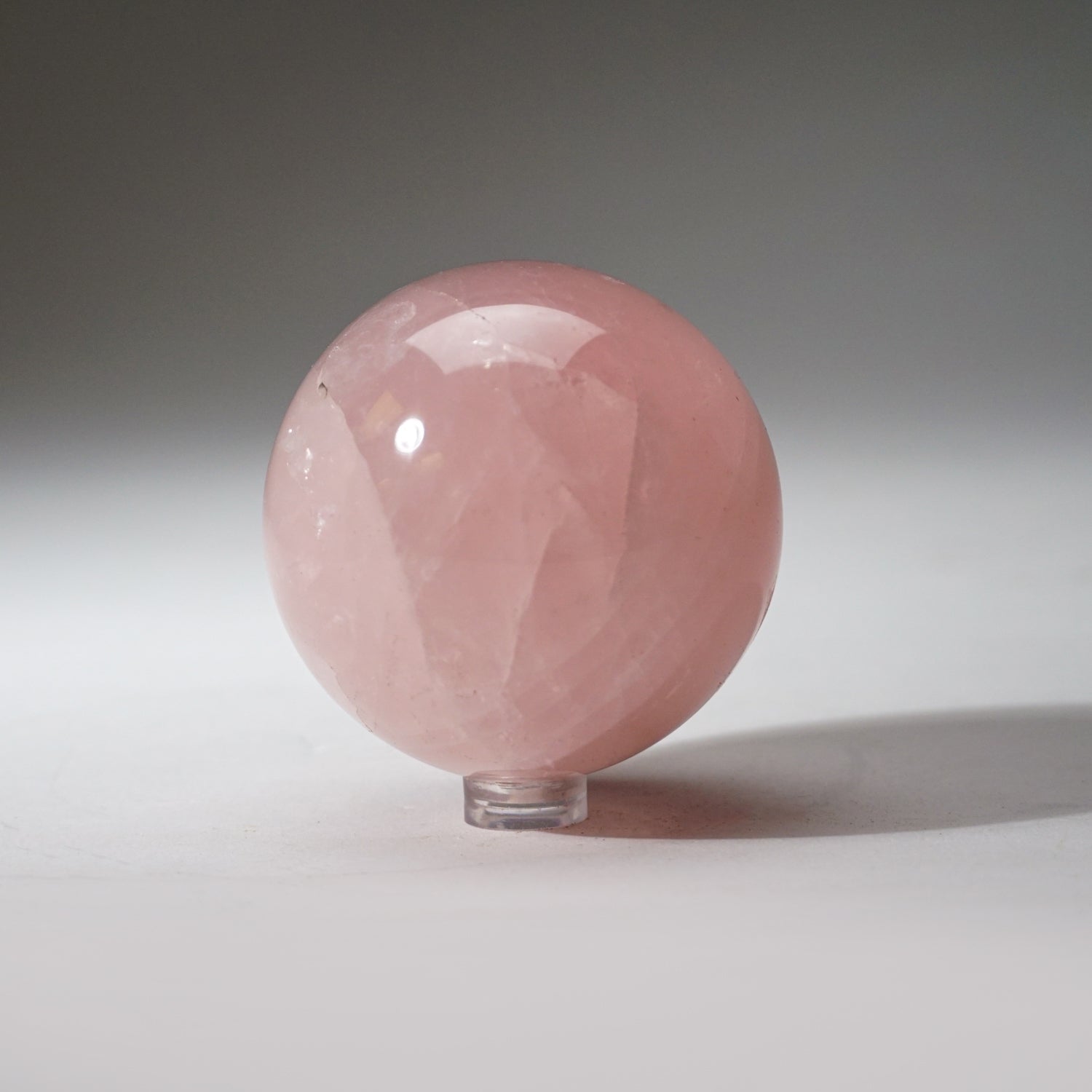 Polished Rose Quartz Sphere from Madagascar (2.5" Diameter, 400 grams)