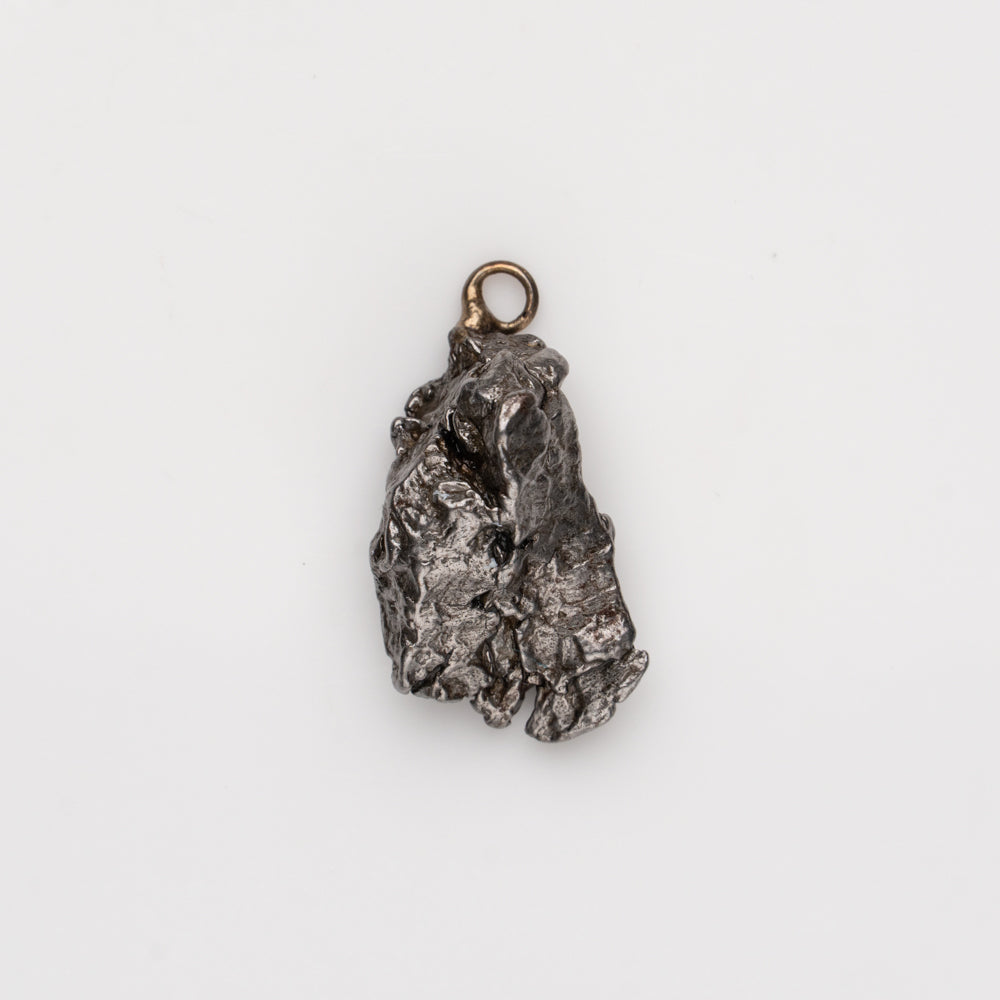 Genuine Sikhote Alin Meteorite Nugget pendant with Sterling Silver Chain