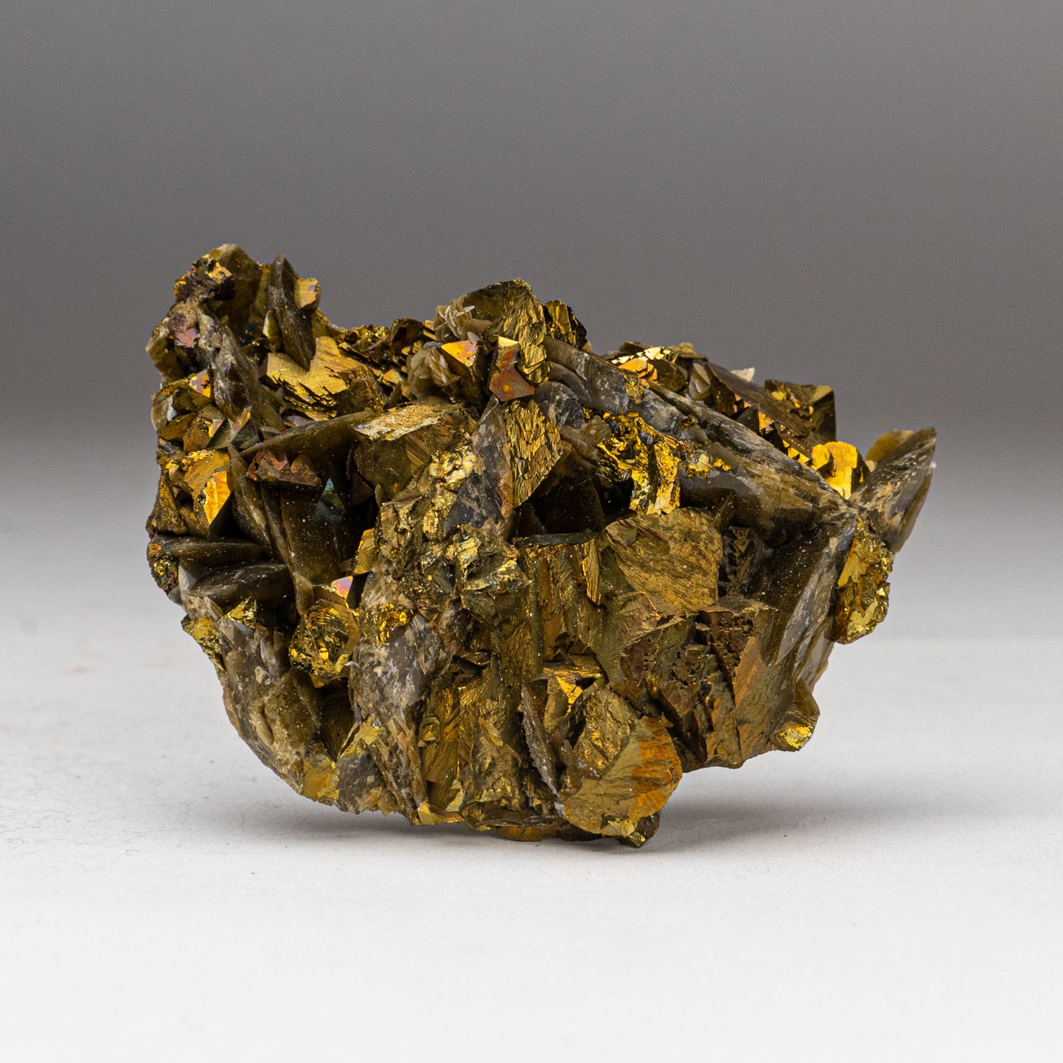Chalcopyrite, Sphalerite, Pyrite and Calcite from Huaron, Peru