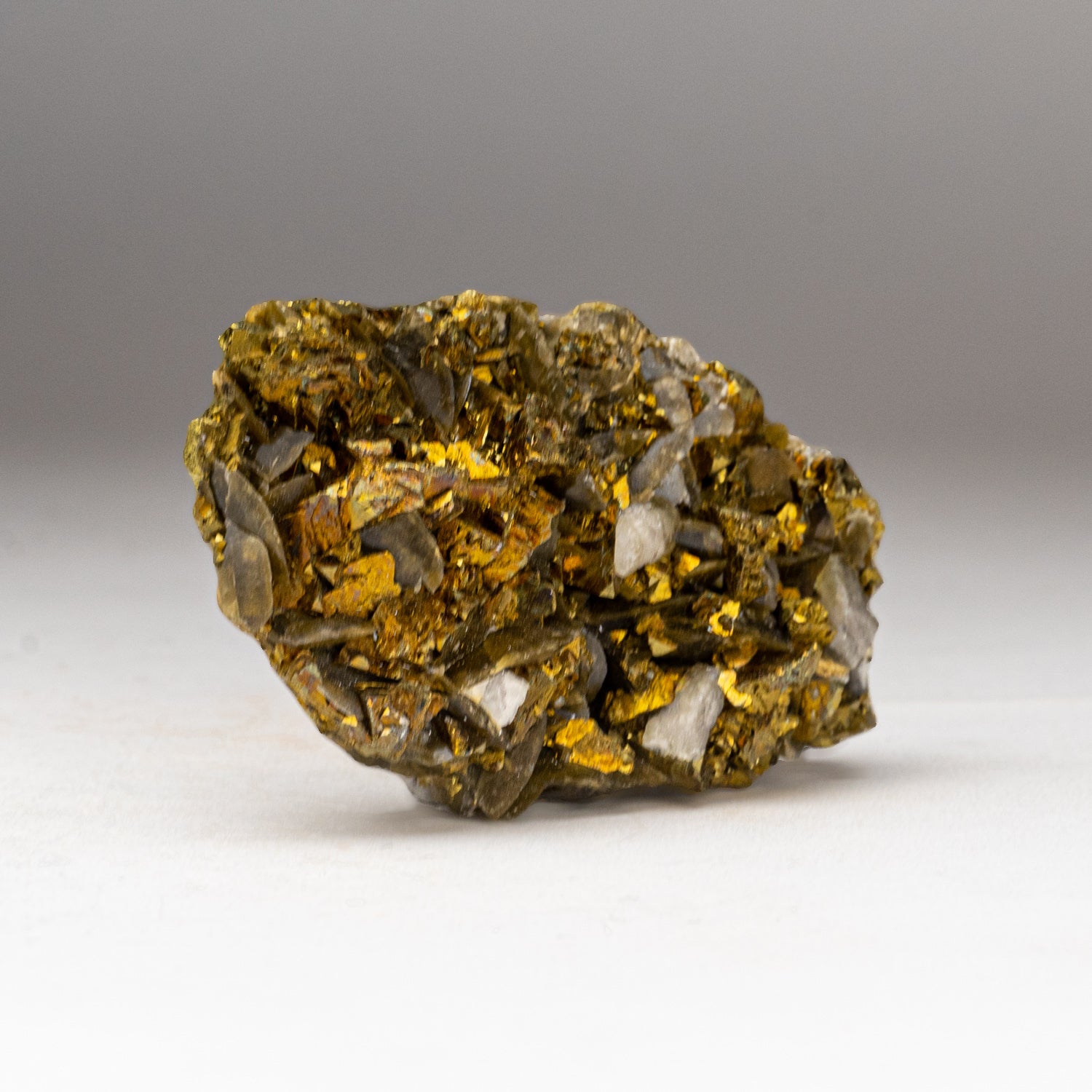 Chalcopyrite, Sphalerite, Pyrite and Calcite from Huaron, Peru