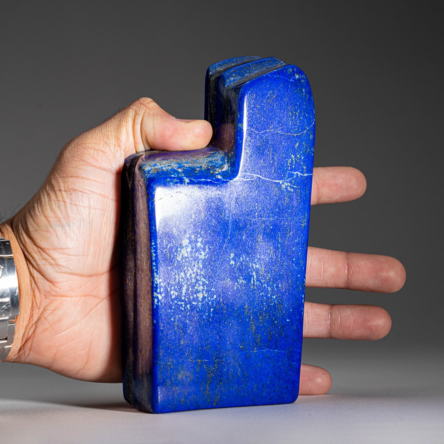 Polished Lapis Lazuli Freeform from Afghanistan (2 lbs)