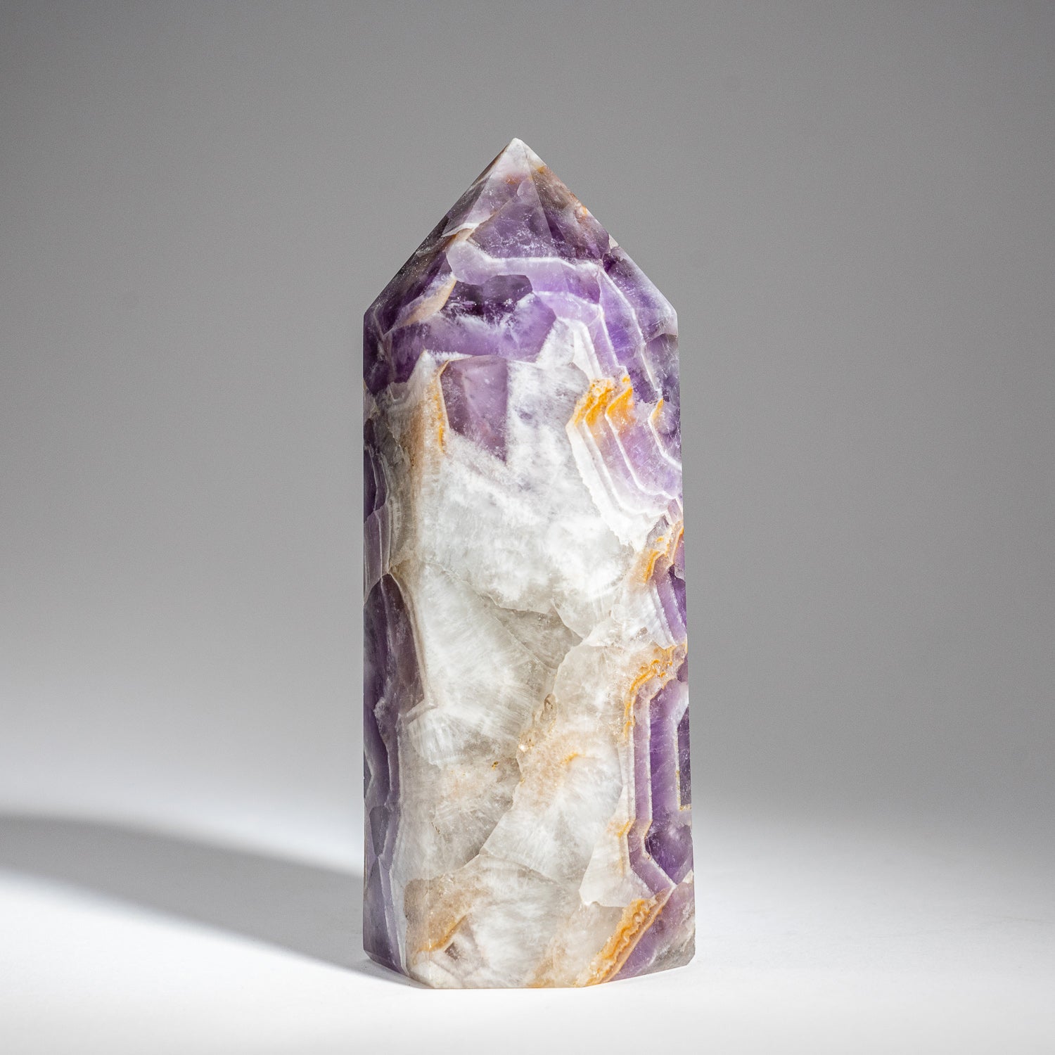 Polished Amethyst Crystal Point From Brazil (2.5 lbs)