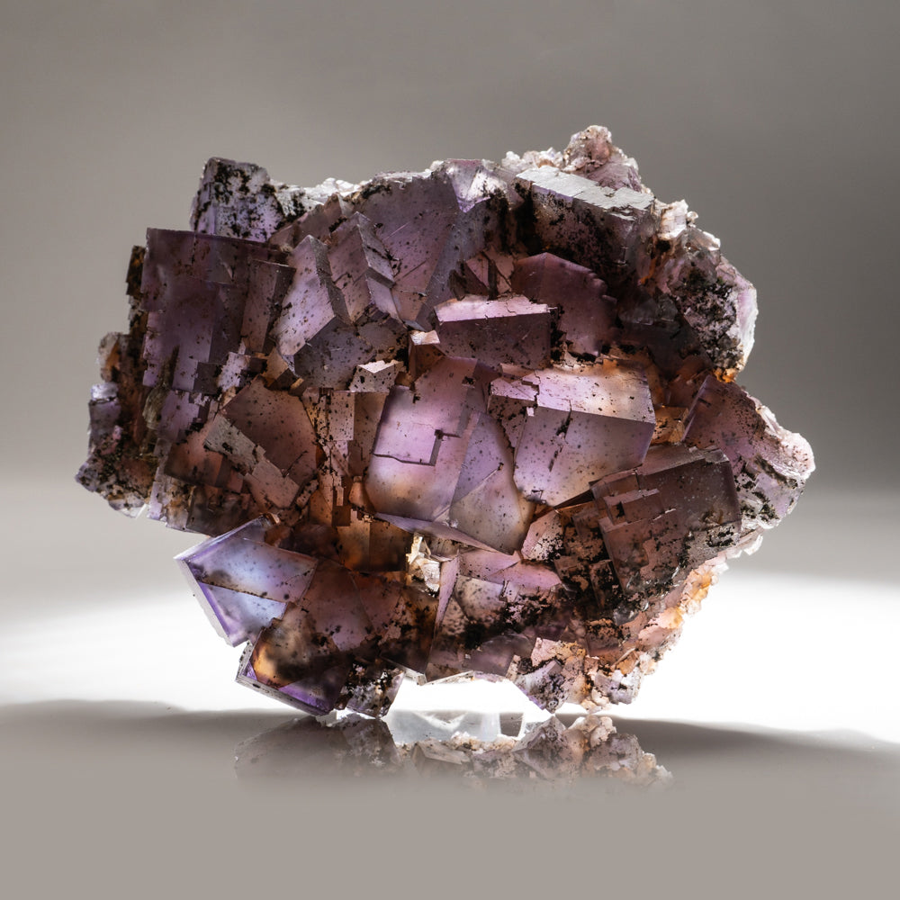 Purple Fluorite from Elmwood Mine, Carthage, Smith County, Tennessee