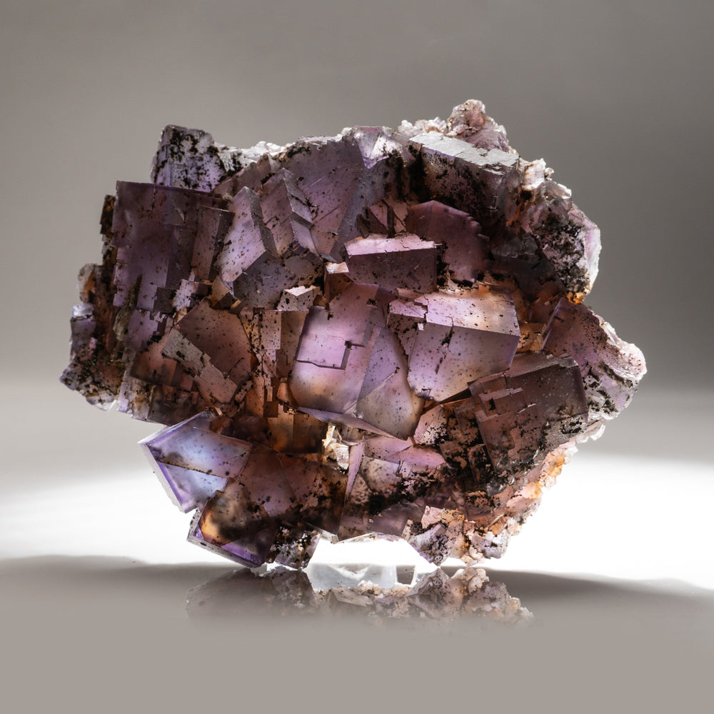 Purple Fluorite from Elmwood Mine, Carthage, Smith County