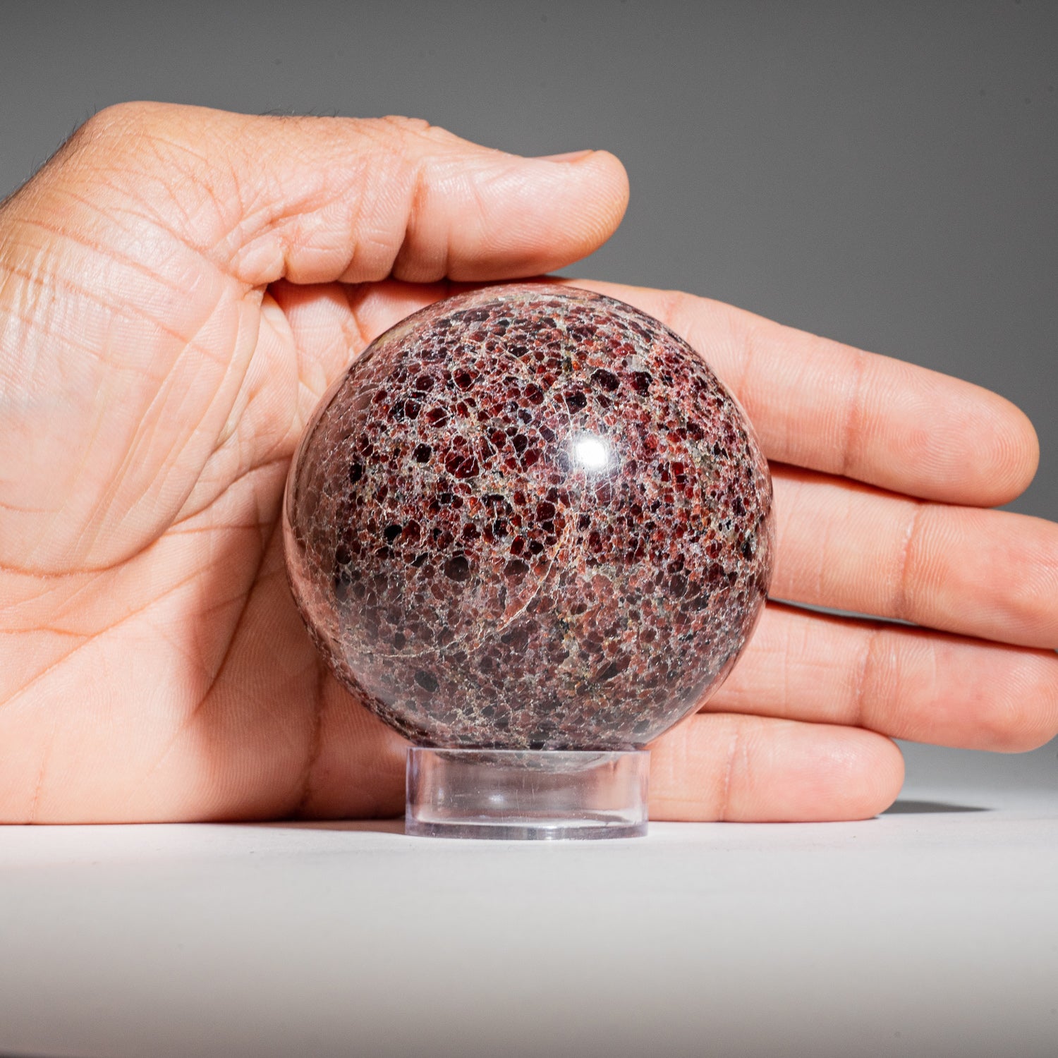 Genuine Polished Garnet Sphere (500 grams)
