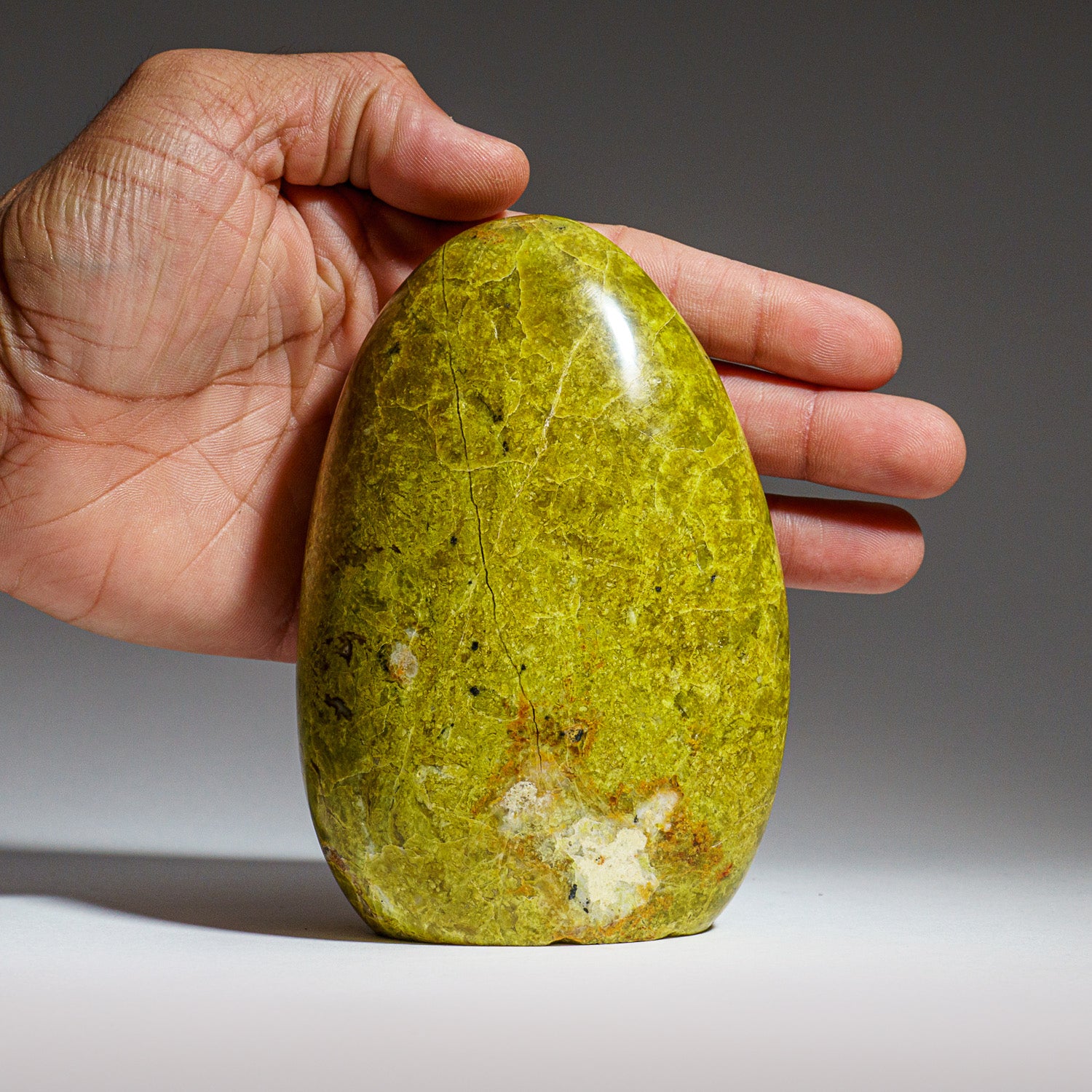 Polished Green Opal Freeform from Madagascar (1.5 lbs)
