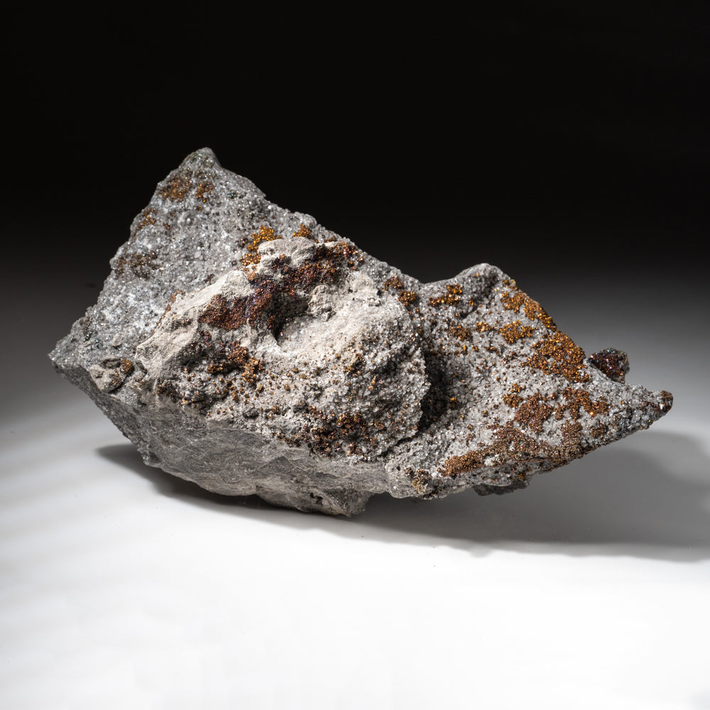 Chalcopyrite on Quartz from Yaogangxian Mine, Nanling Mountains, Hunan Province, China