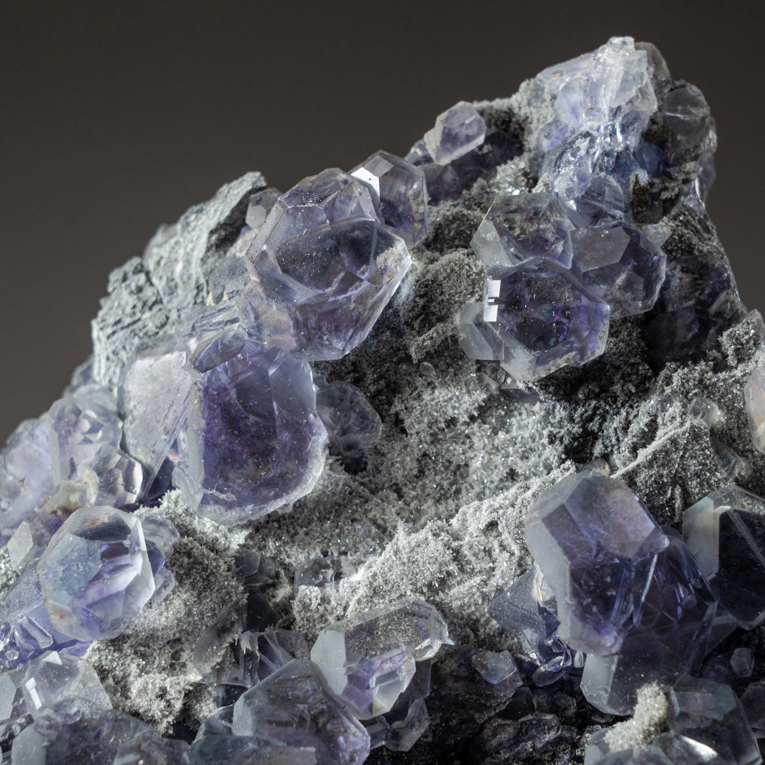Purple Fluorite from Minggang Mine, Henan Province, China