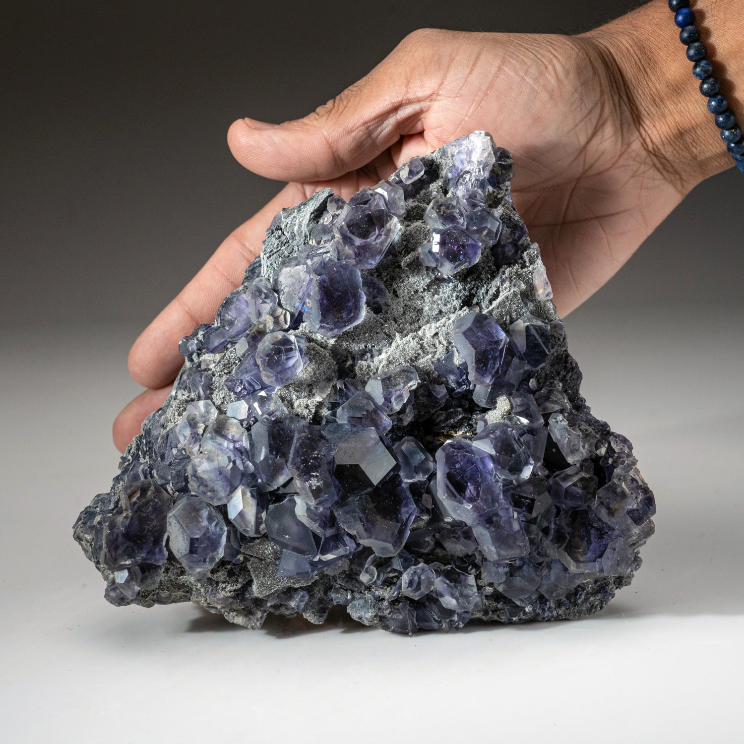 Purple Fluorite from Minggang Mine, Henan Province, China