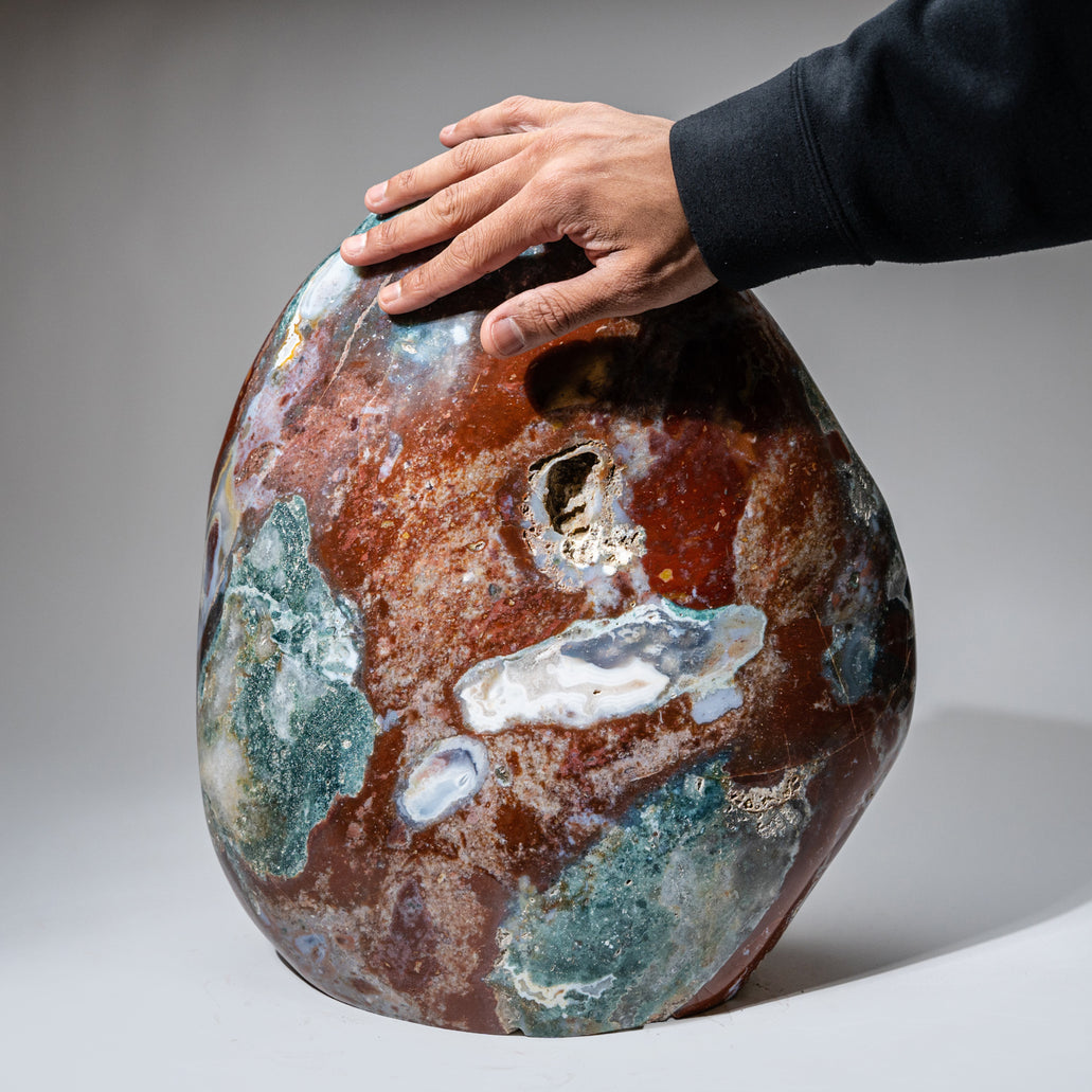 【最終値下げ】   JASPER Large Genuine Polished Ocean Jasper Freeform (75.4 lbs) — Astro