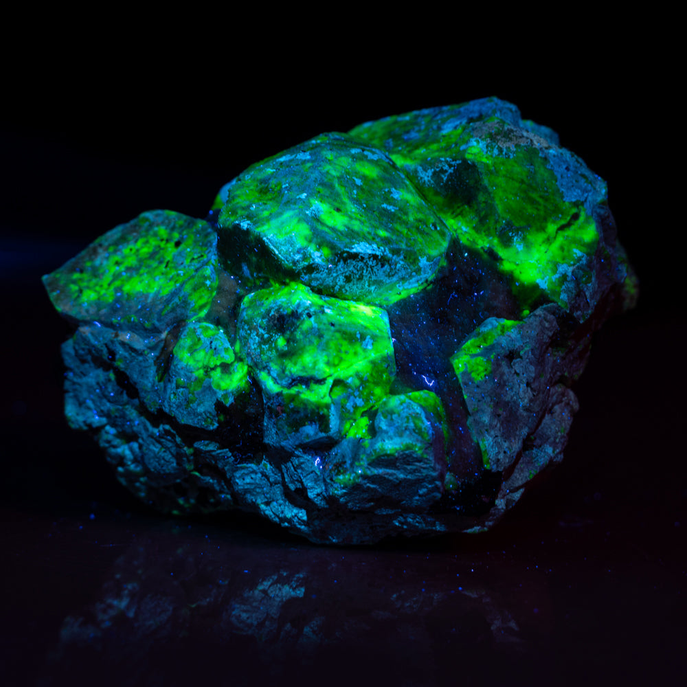 Willemite Cluster (fluoresces) from Franklin, Sussex County, New Jersey
