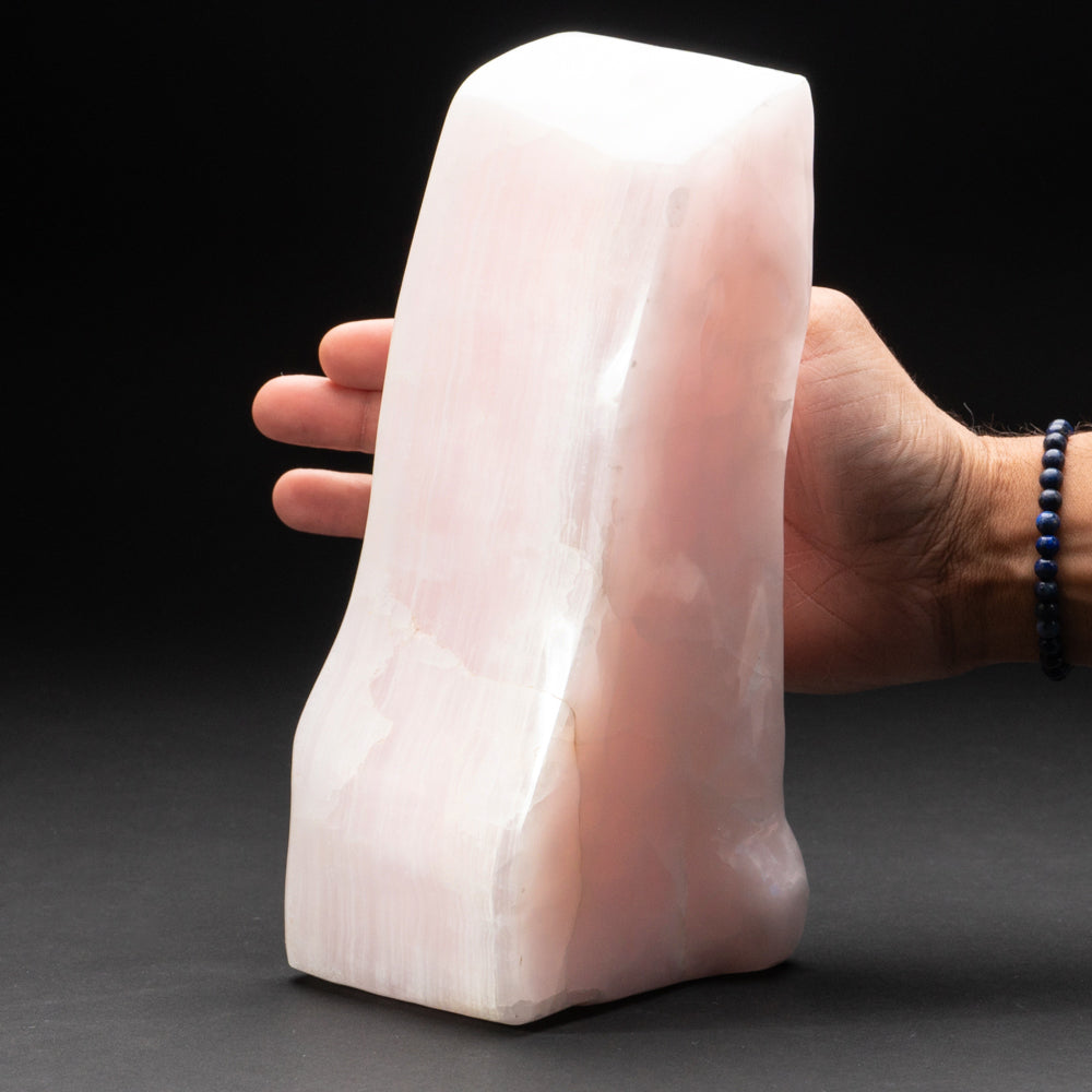 Polished Pink Mangano Calcite from Pakistan (8.2 lbs)