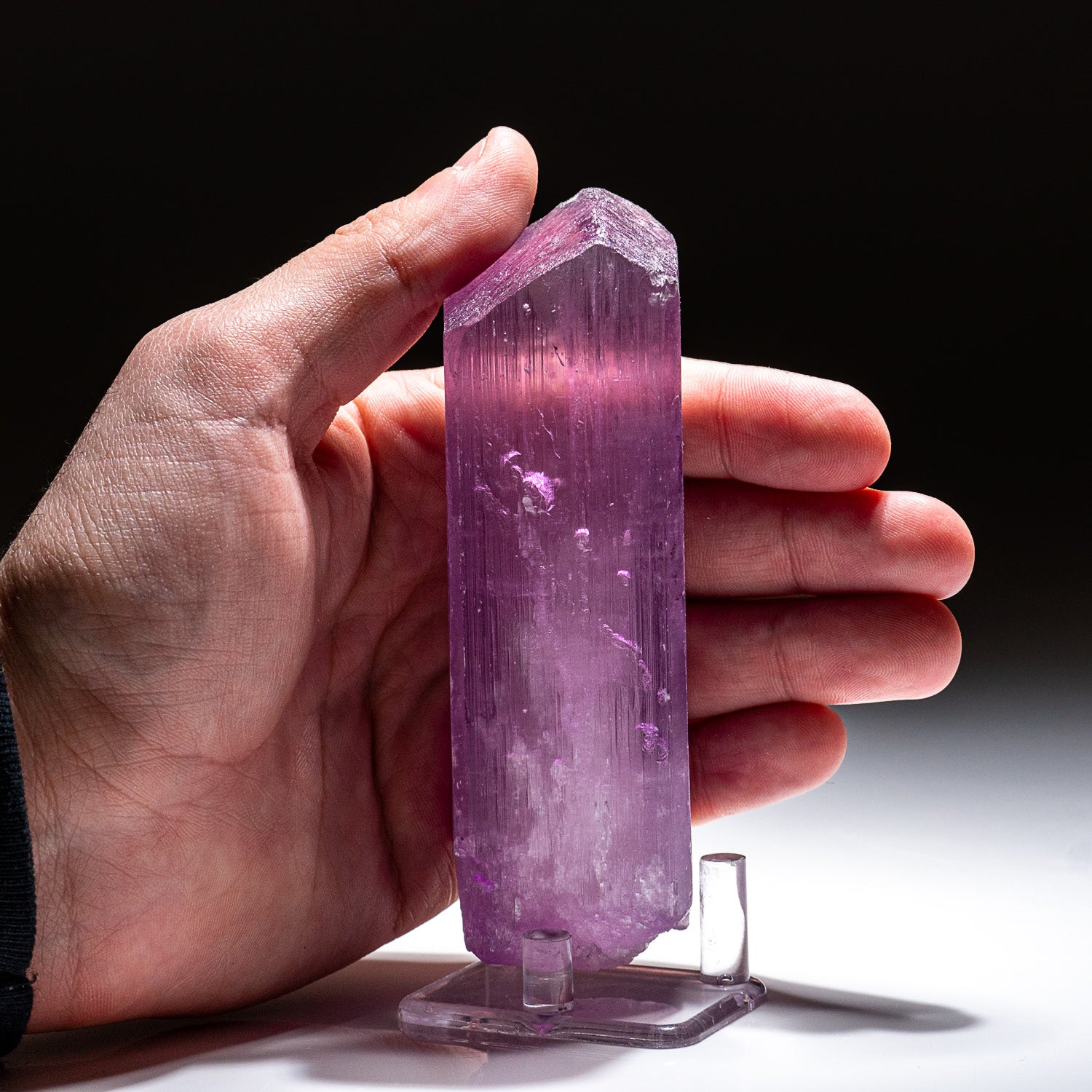 Kunzite Crystal from Nuristan Province, Afghanistan