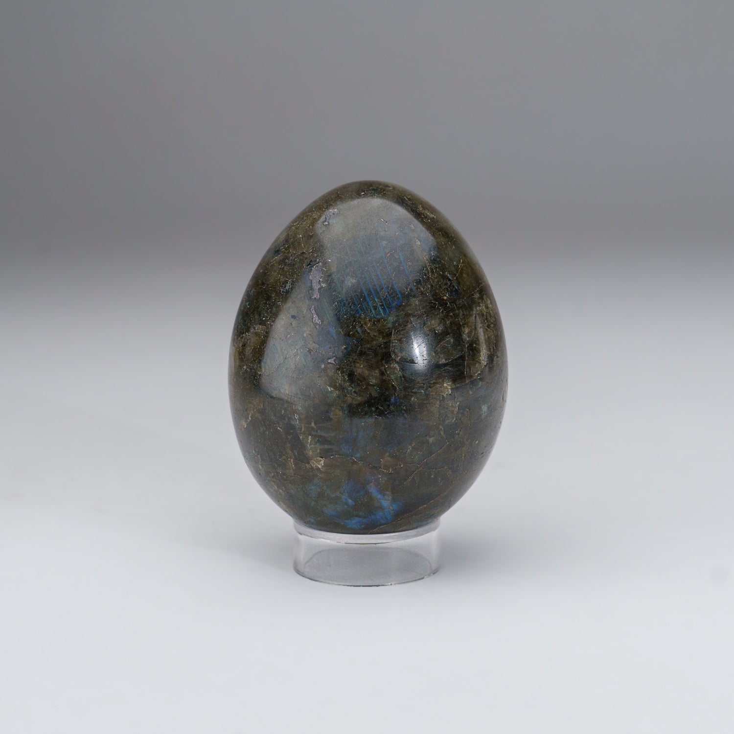 Polished Labradorite Egg from Madagascar (357.7 grams)