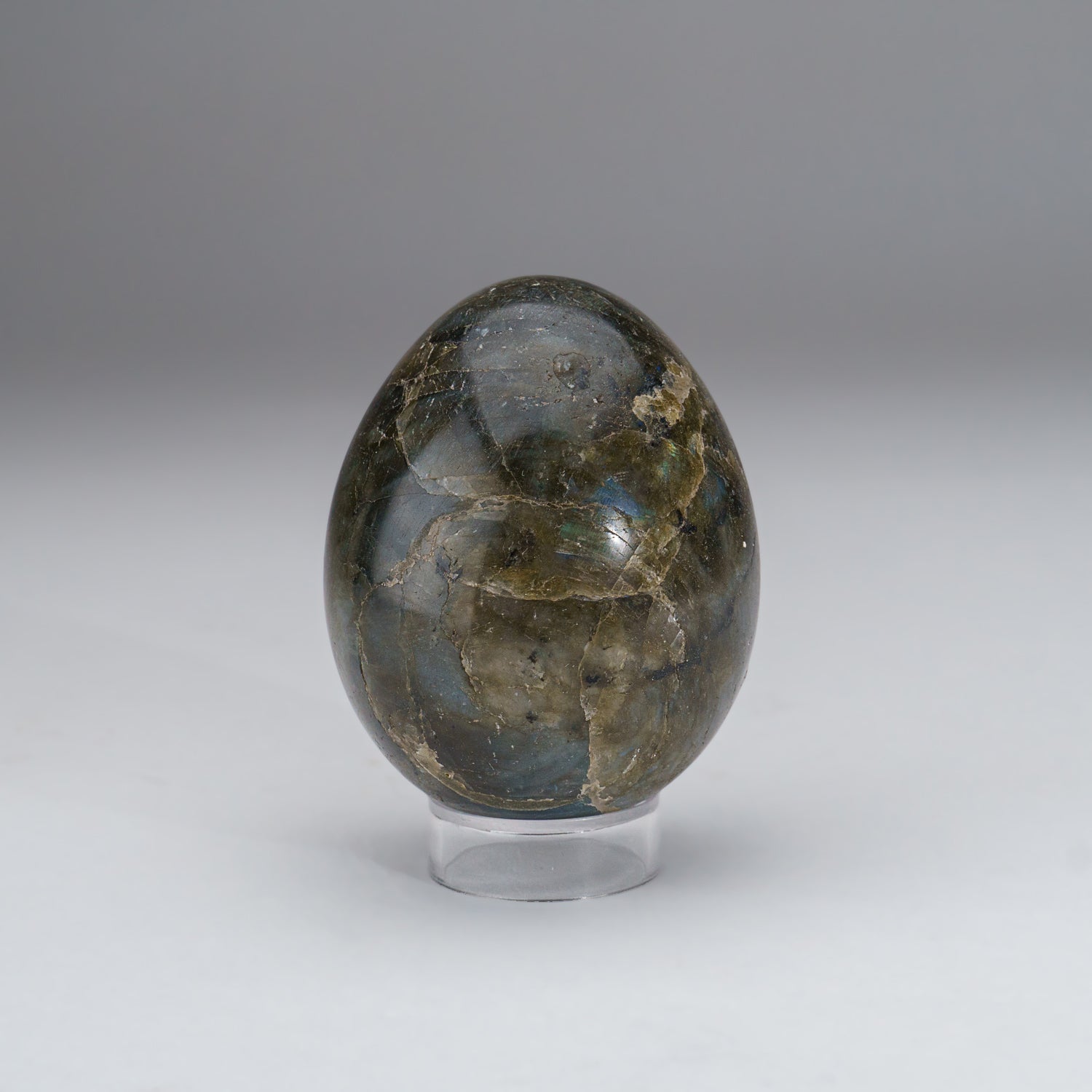 Polished Labradorite Egg from Madagascar (345 grams)
