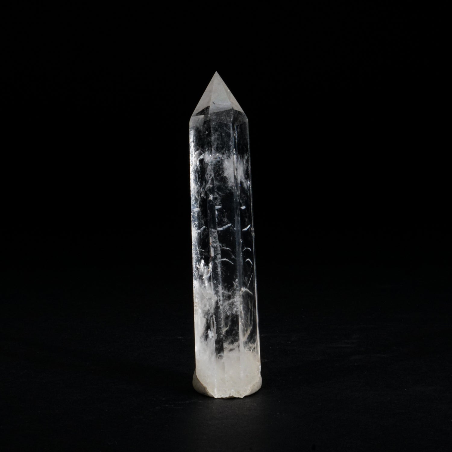 Optical Gem Quartz Crystal Point from Brazil (95.8 grams)