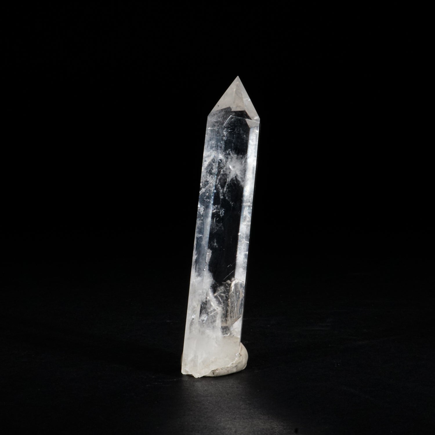 Optical Gem Quartz Crystal Point from Brazil (95.8 grams)