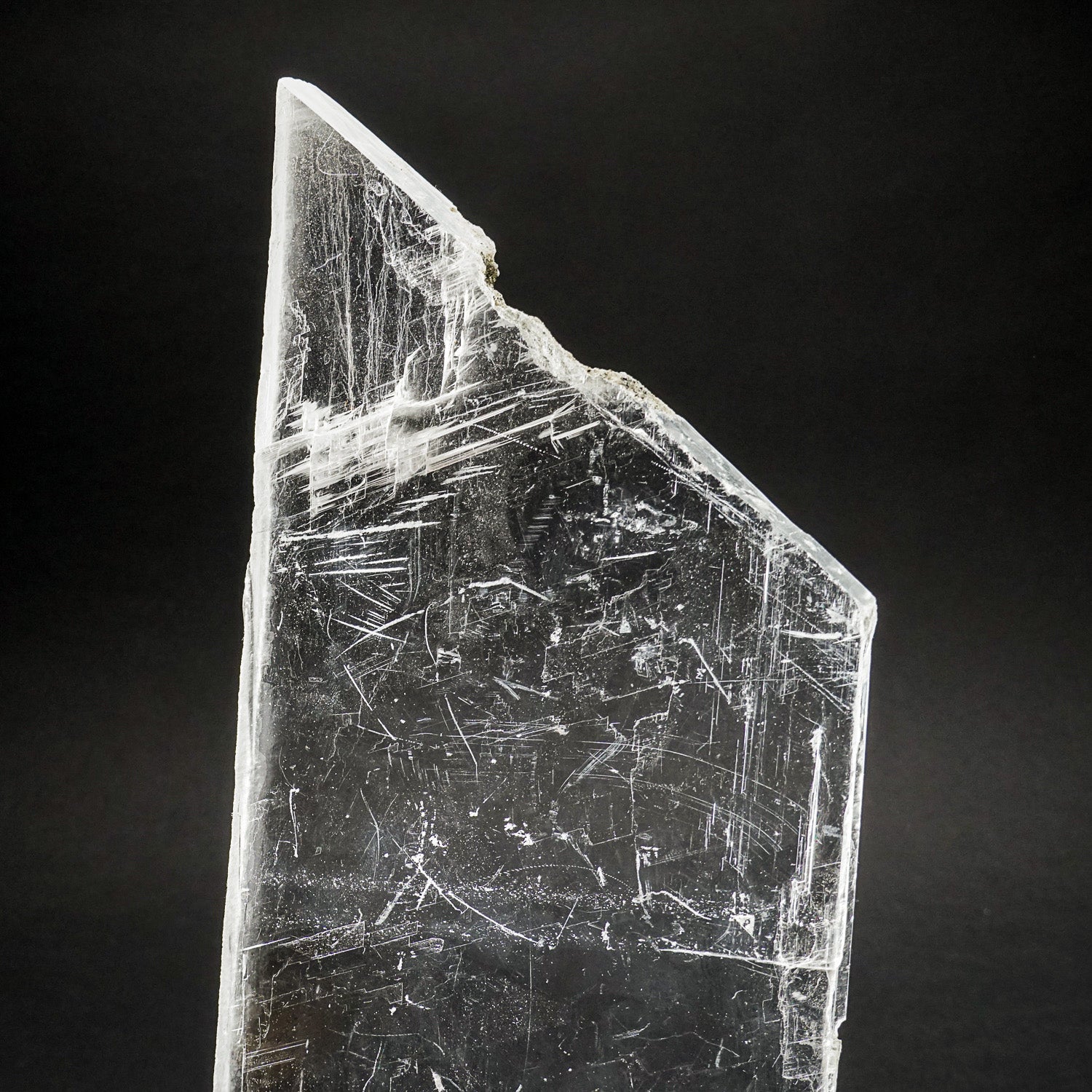 Double Terminated Optical Single Selenite Crystal from Guilin, Guanxi, China