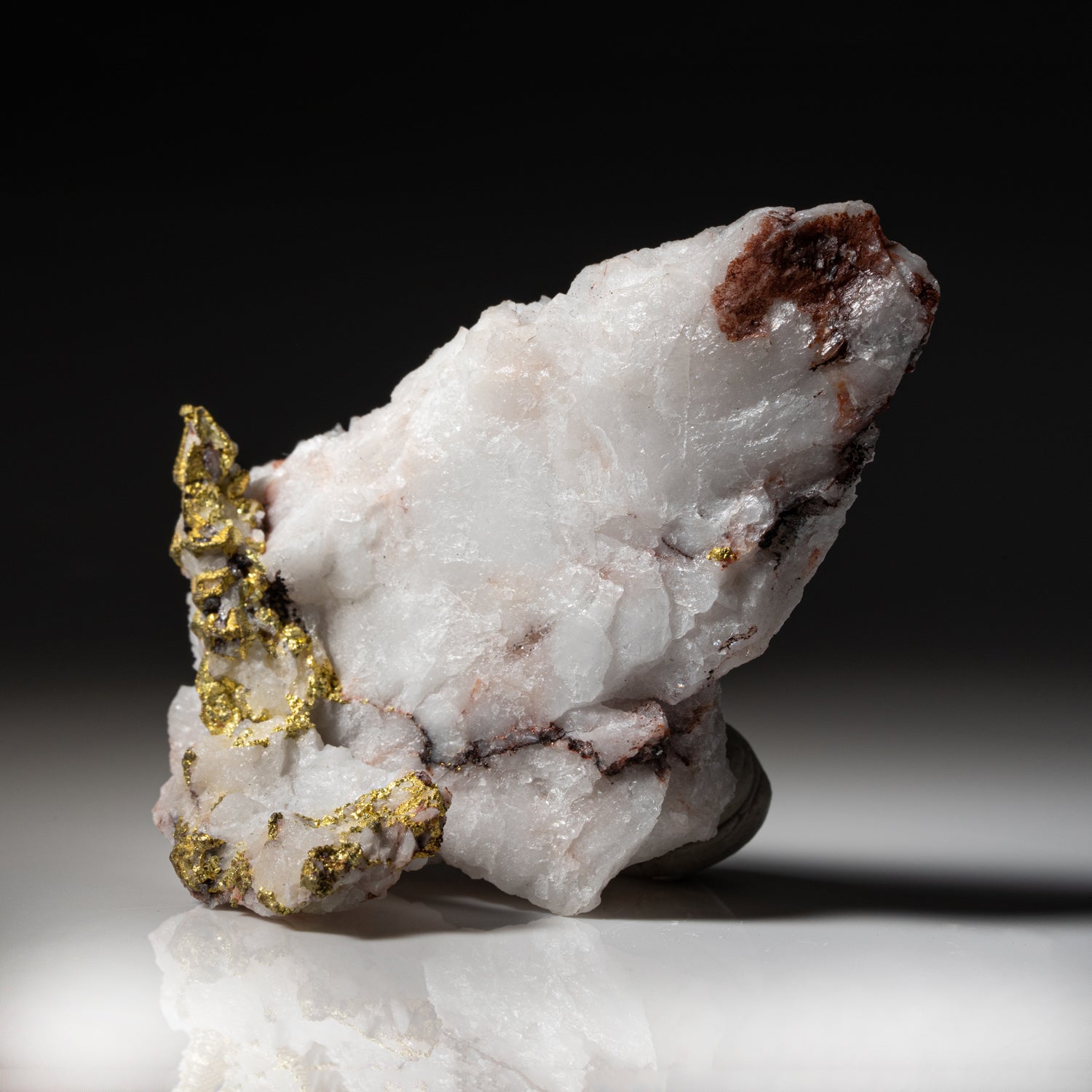 Gold on Quartz matrix from Guelmim-Oued Noun Region, Morocco