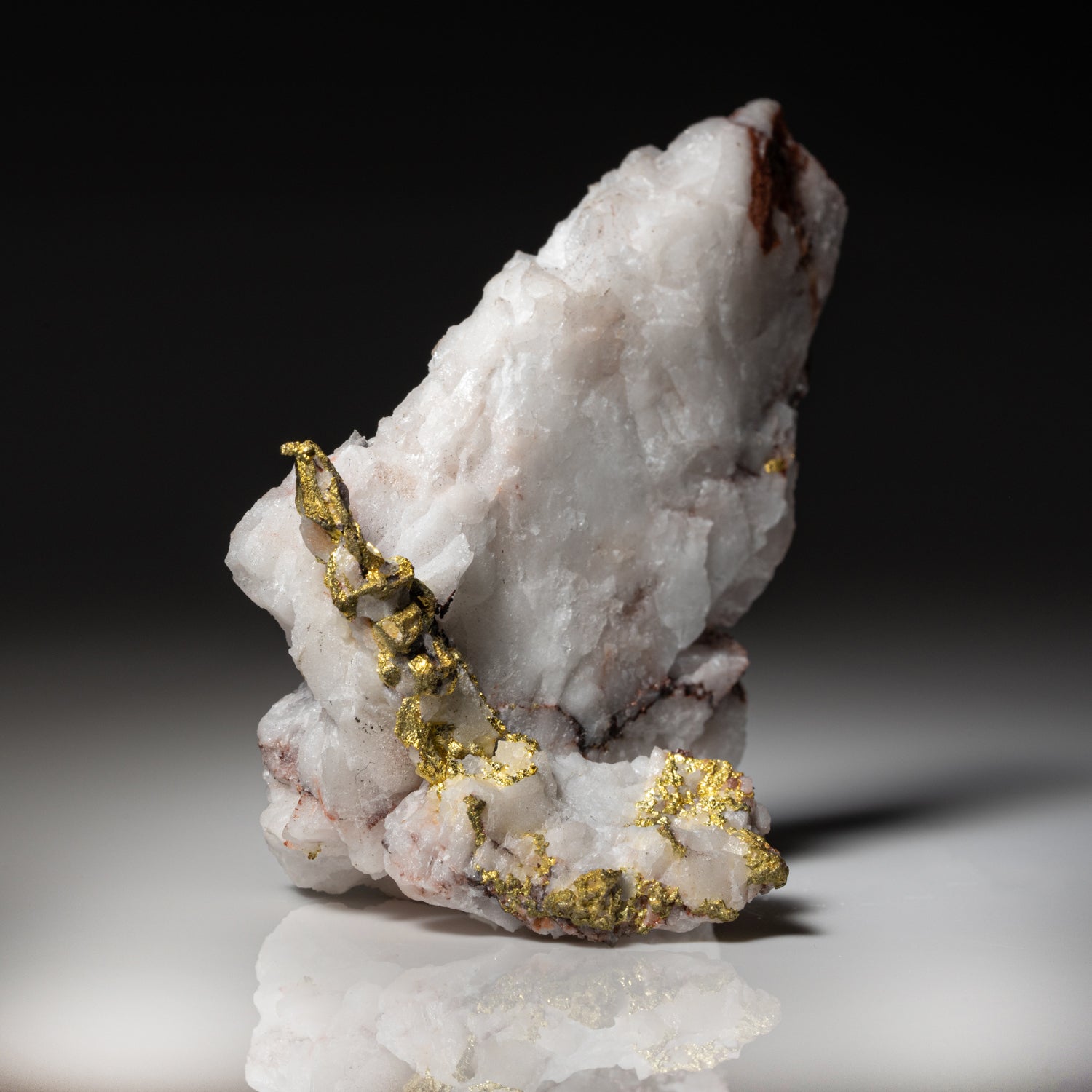 Gold on Quartz matrix from Guelmim-Oued Noun Region, Morocco