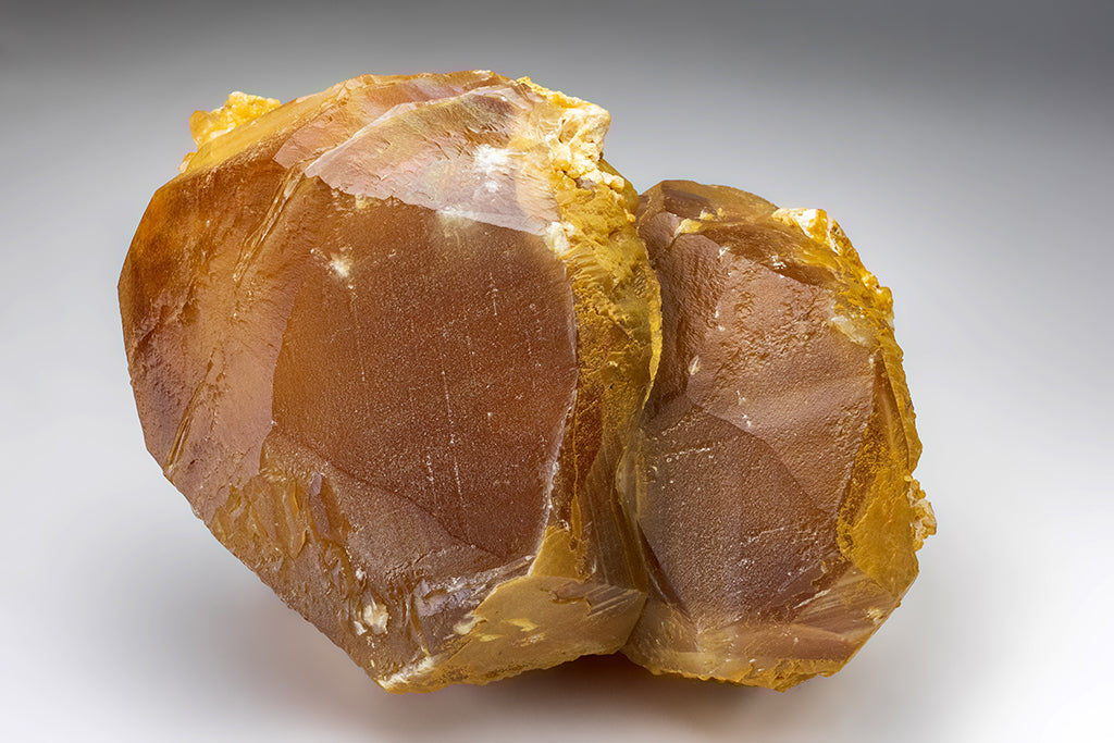 Golden Calcite Crystals from York Stone Quarry, York County, Pennsylvania