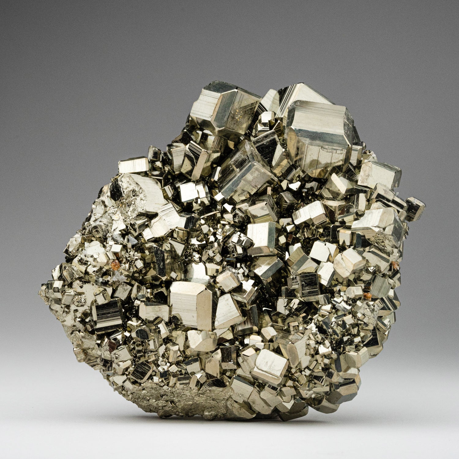 Genuine Pyrite Cluster from Huanuco Province, Peru (1.6 lbs)