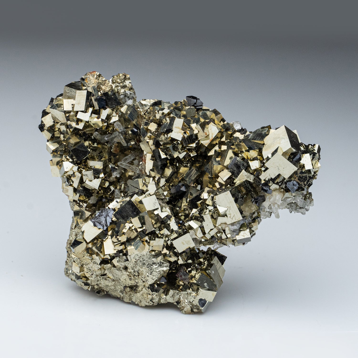 Pyrite with Sphalerite from Madan District, Rhodope Mountains, Bulgaria