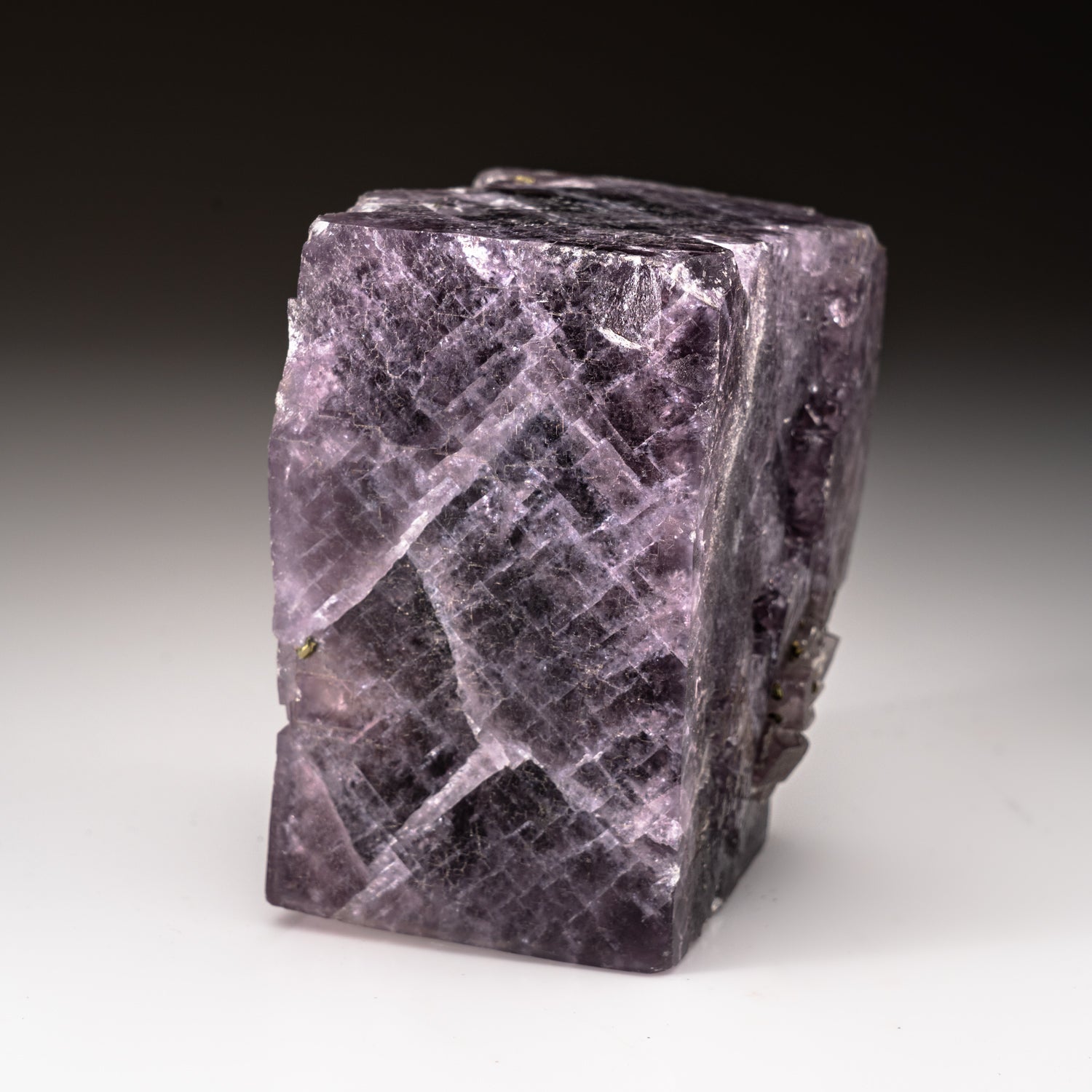 Purple Fluorite Crystal From Caravia-Berbes District, Asturias, Spain